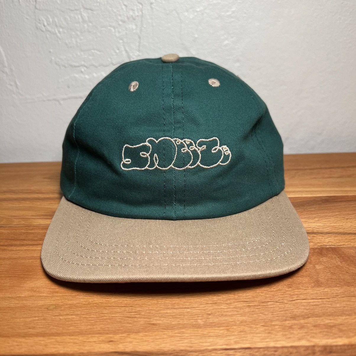 Sneeze Magazine Sneeze Magazine x LQQK Studio Strapback Hat Green