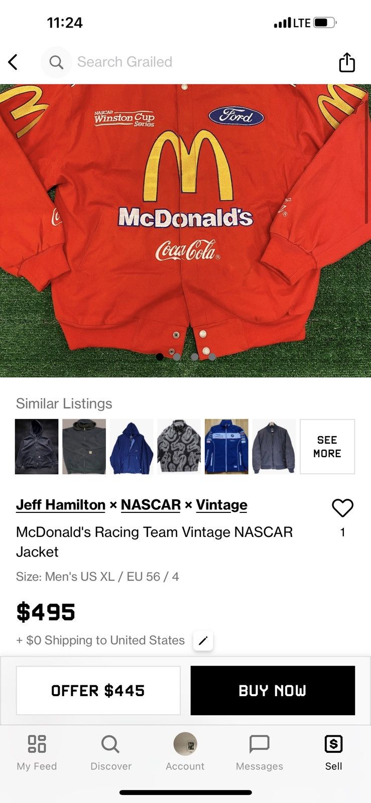 Mcdonalds nascar jacket shop