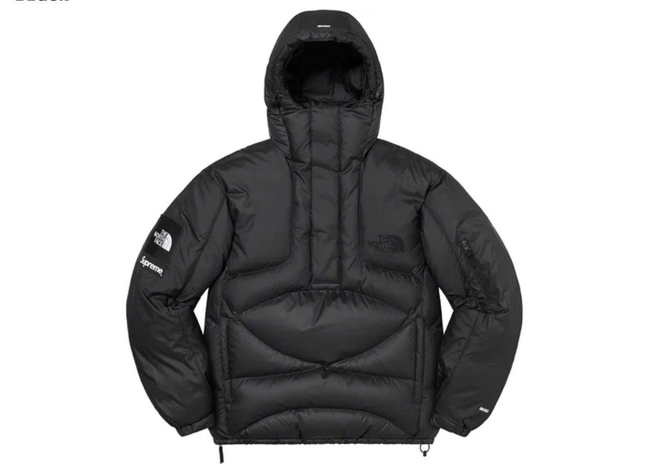image of Supreme X Tnf 800 Fill Half Zip Pullover in Black, Men's (Size Medium)