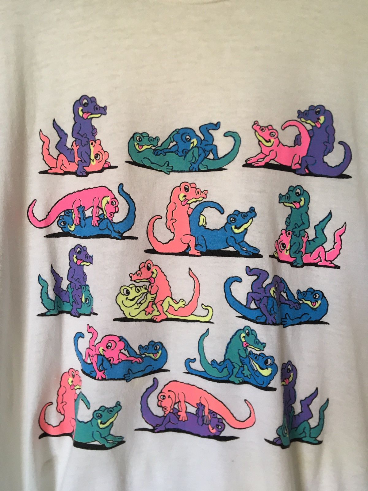 Vintage Screen Stars 50/50 Alligator Sex Positions Shirt | Grailed