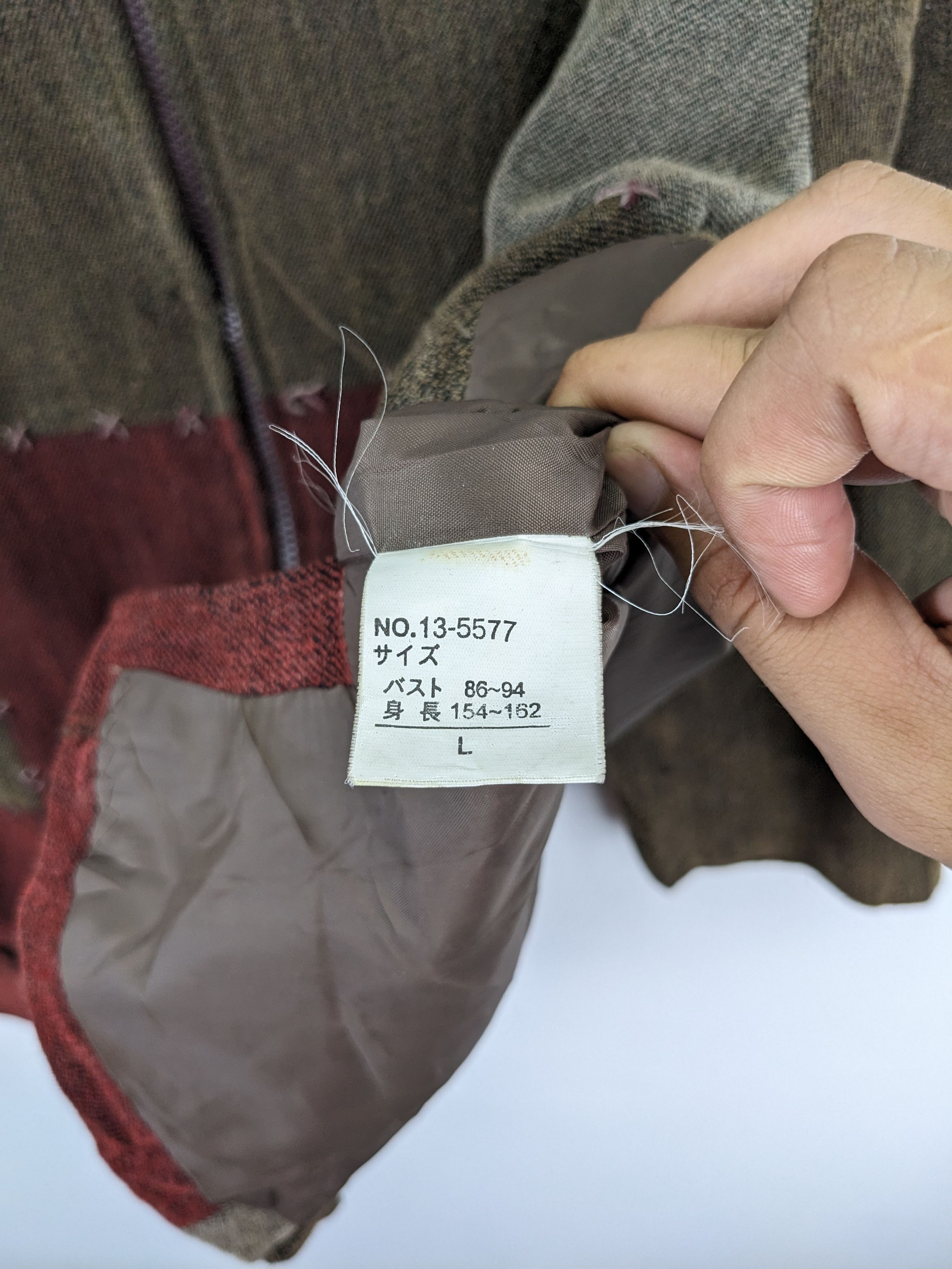 Japanese Brand Vintage Cardigan Patchwork Kapital Style by Marylester Size M / US 6-8 / IT 42-44 - 4 Thumbnail