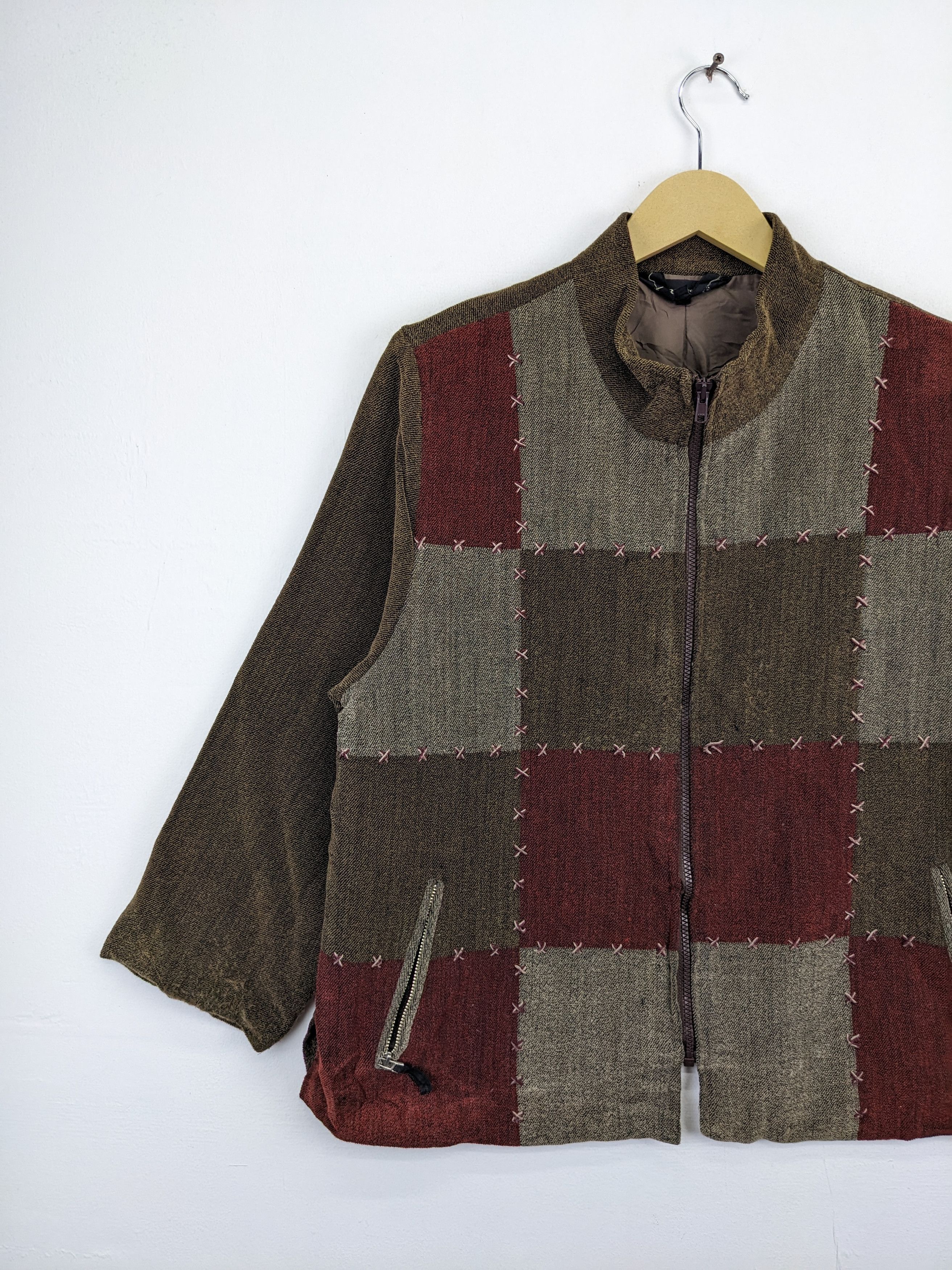 Japanese Brand Vintage Cardigan Patchwork Kapital Style by Marylester Size M / US 6-8 / IT 42-44 - 9 Thumbnail