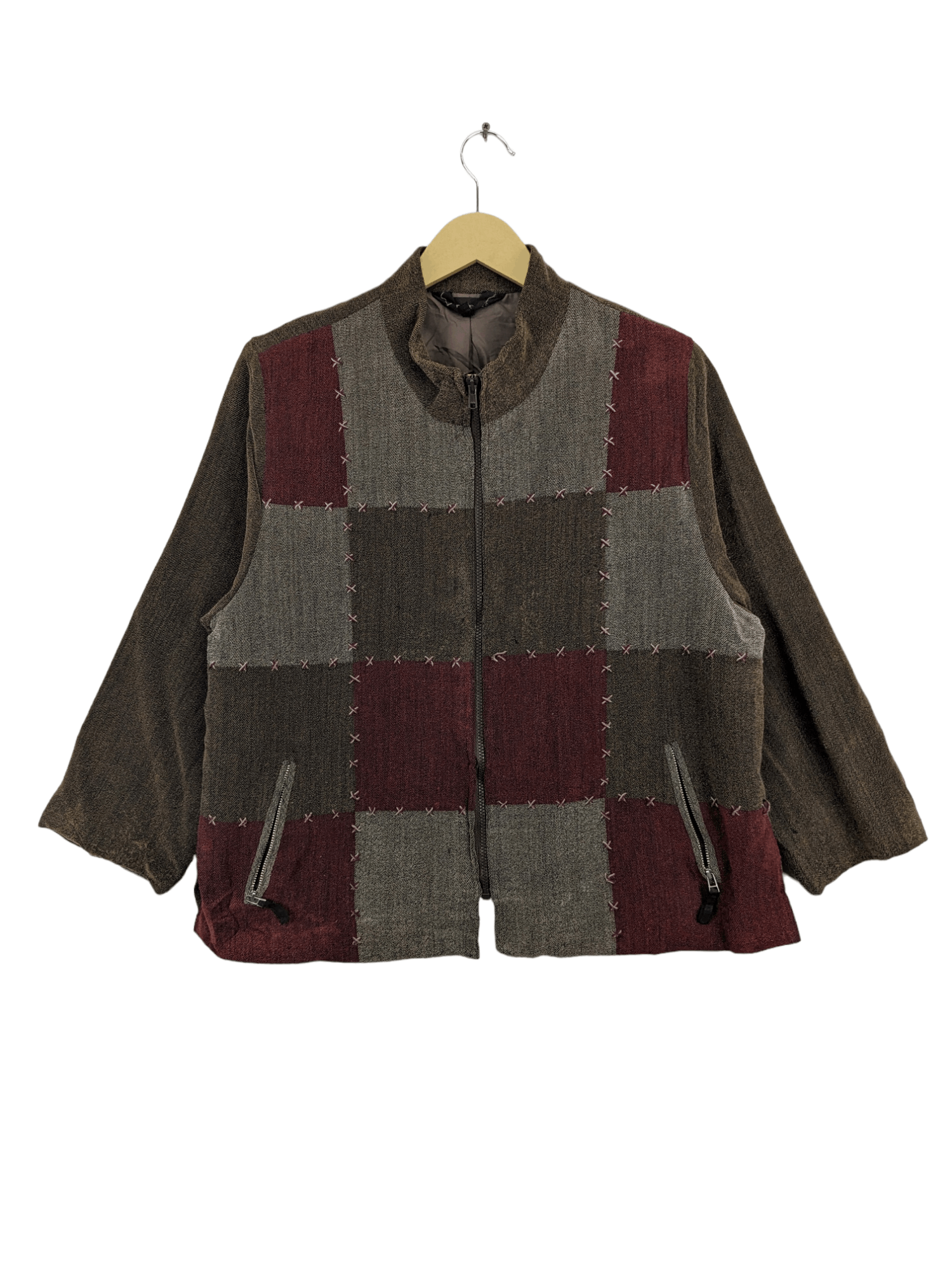 Japanese Brand Vintage Cardigan Patchwork Kapital Style by Marylester Size M / US 6-8 / IT 42-44 - 1 Thumbnail