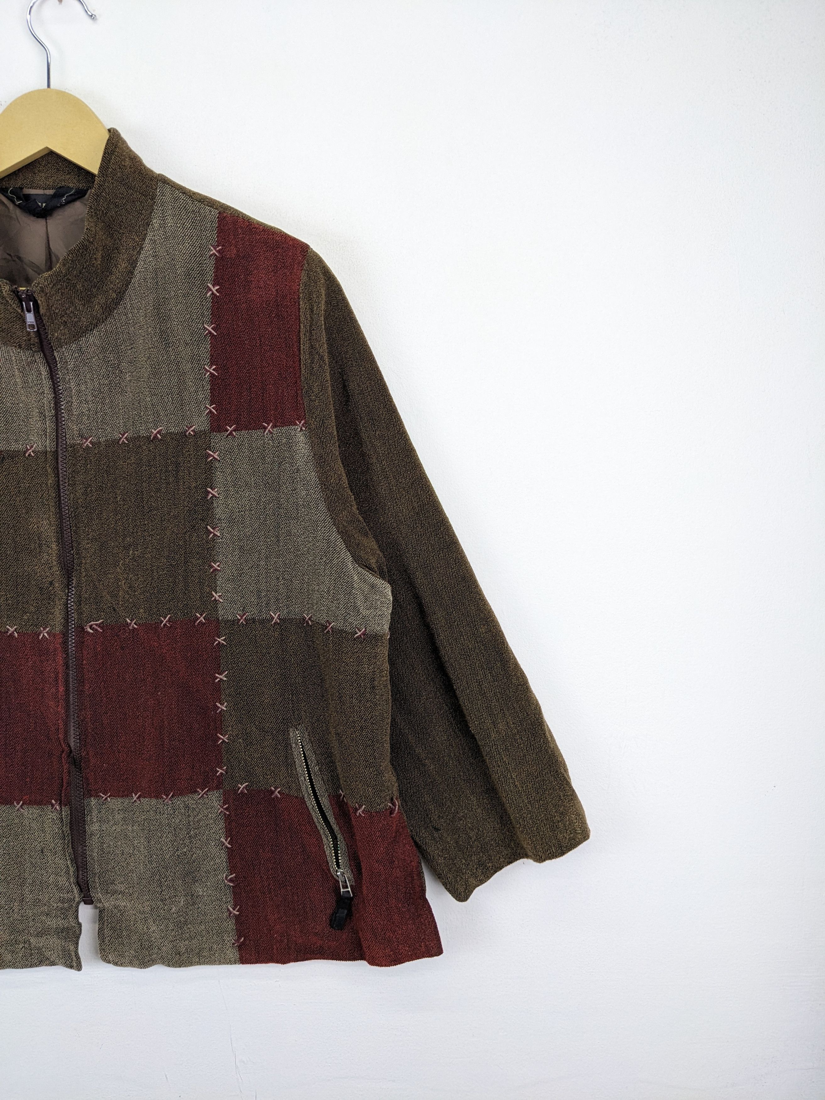 Japanese Brand Vintage Cardigan Patchwork Kapital Style by Marylester Size M / US 6-8 / IT 42-44 - 8 Thumbnail