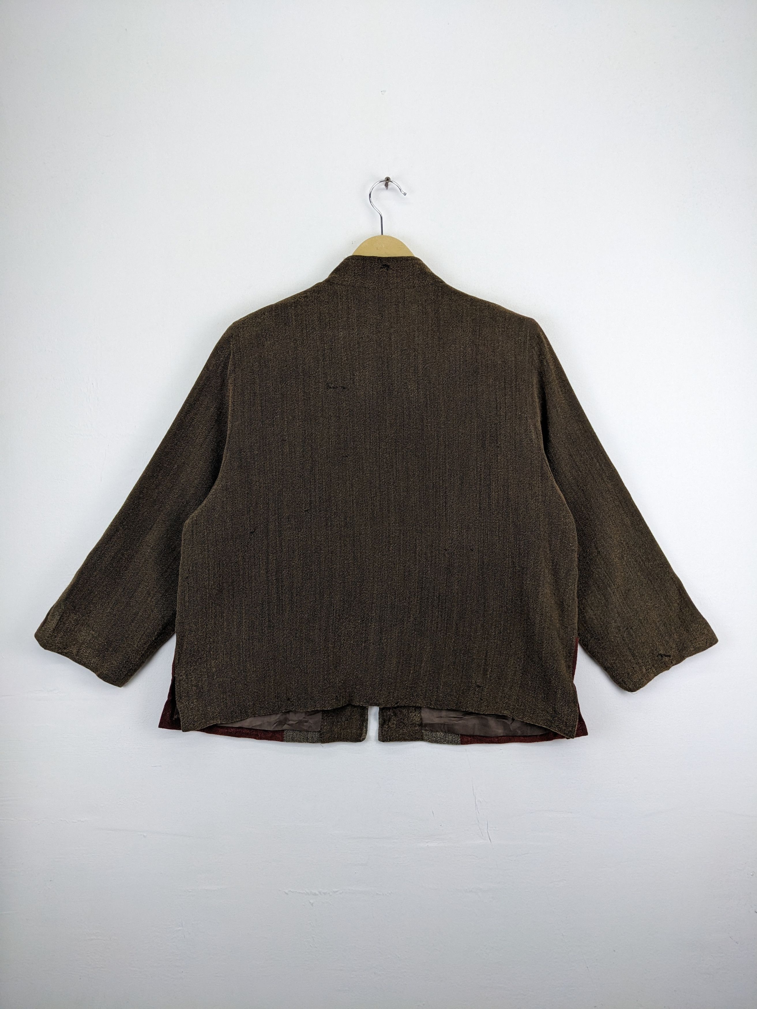 Japanese Brand Vintage Cardigan Patchwork Kapital Style by Marylester Size M / US 6-8 / IT 42-44 - 2 Thumbnail