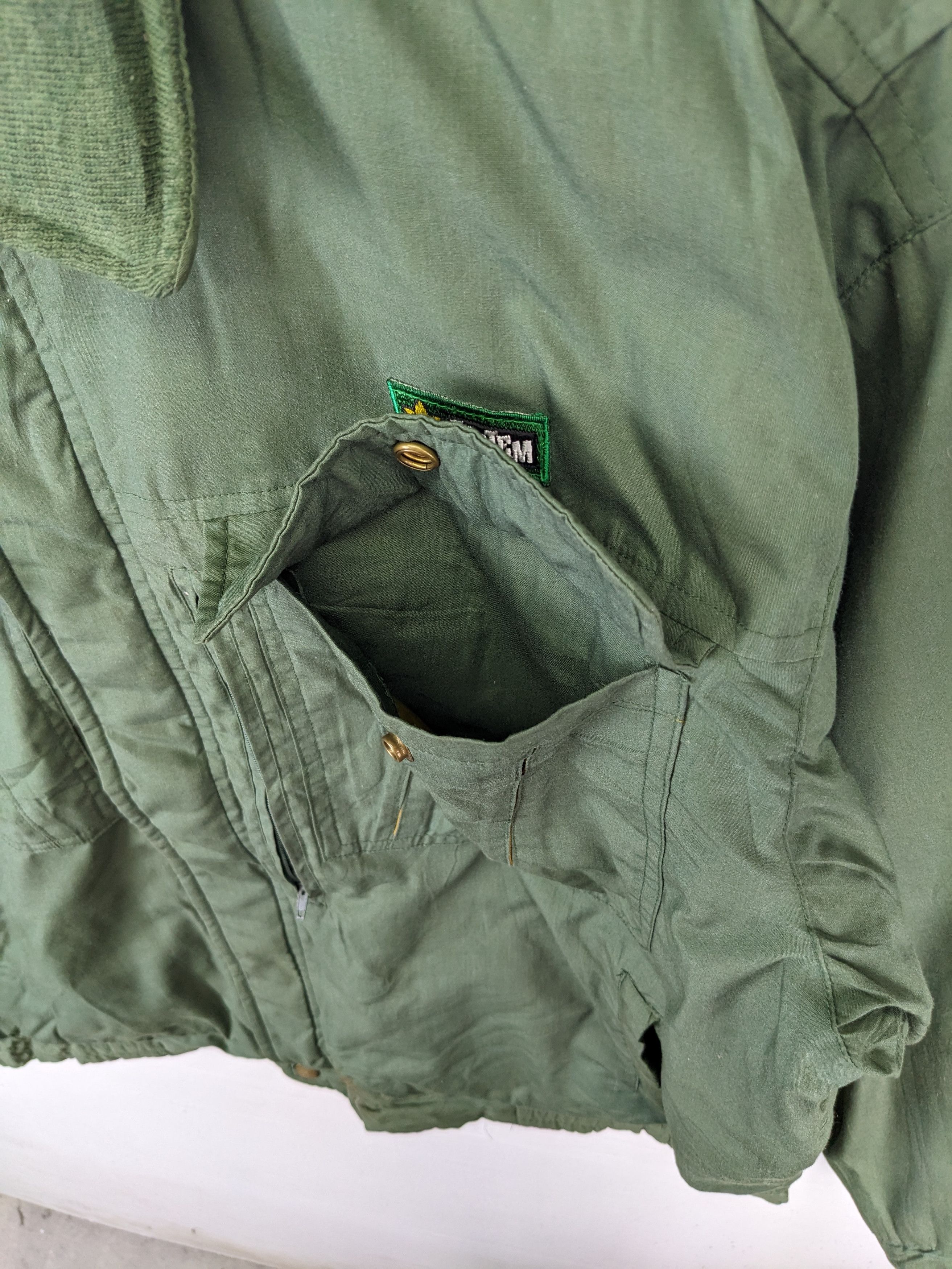 Japanese Brand × Vintage Vintage 90s Workers Jacket Military Style Size US L / EU 52-54 / 3 - 12 Thumbnail