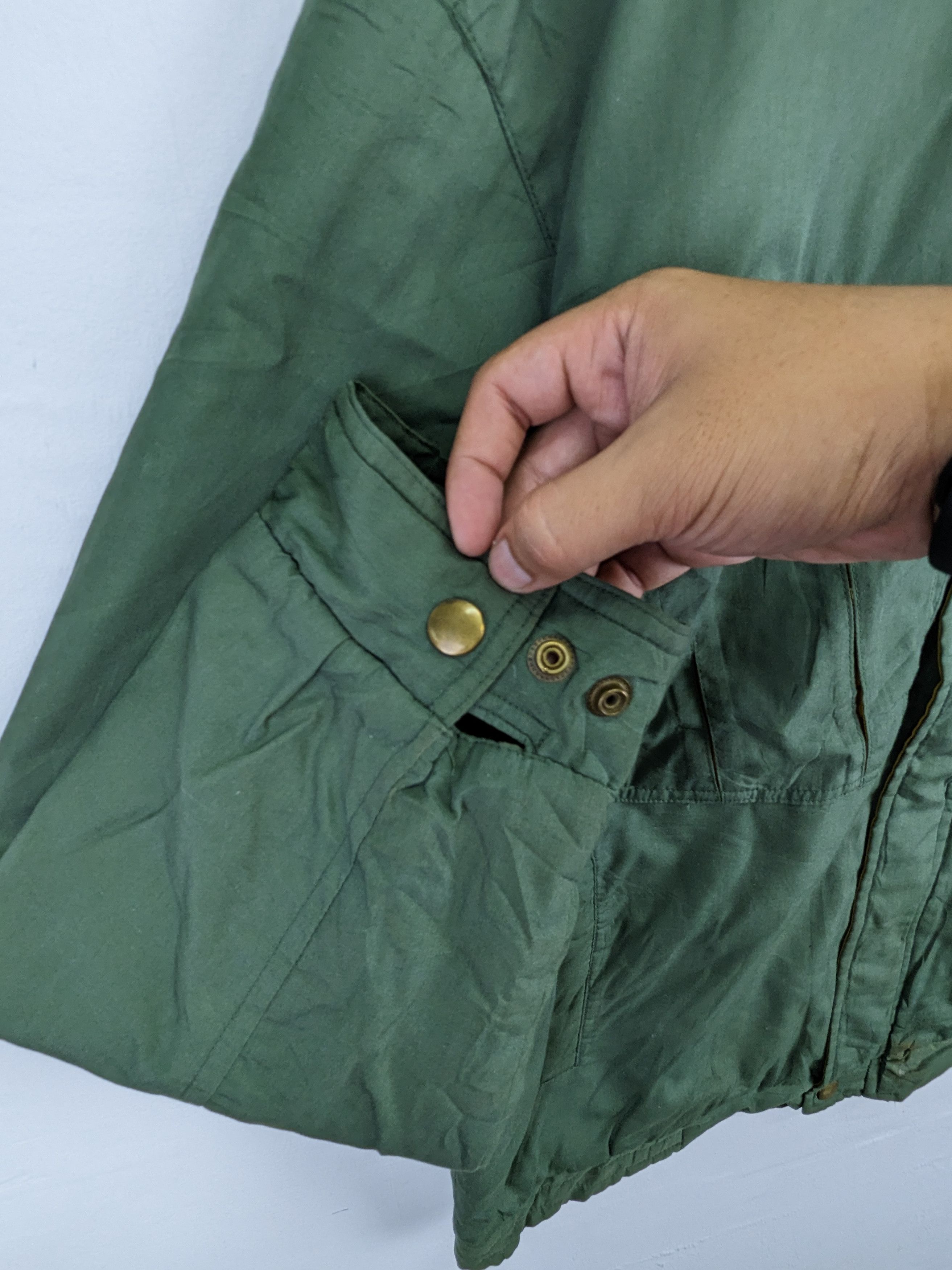Japanese Brand × Vintage Vintage 90s Workers Jacket Military Style Size US L / EU 52-54 / 3 - 8 Thumbnail