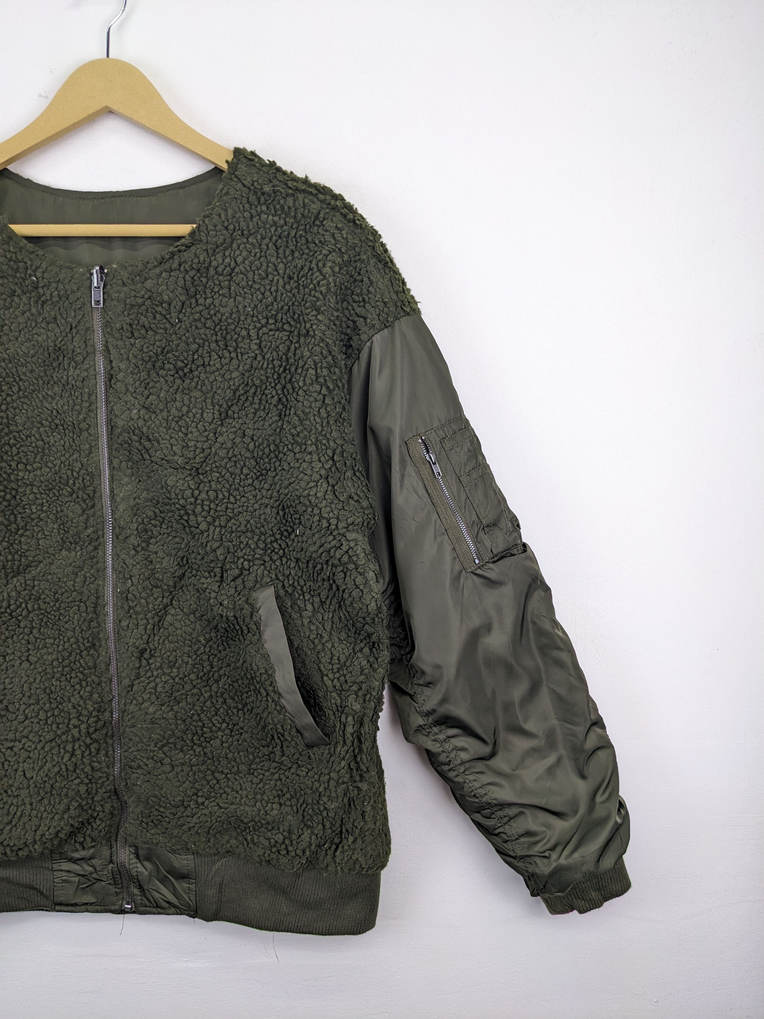 Japanese Brand × Vintage Vintage Bomber Jacket Sherpa Reversible Size US M / EU 48-50 / 2 - 6 Thumbnail