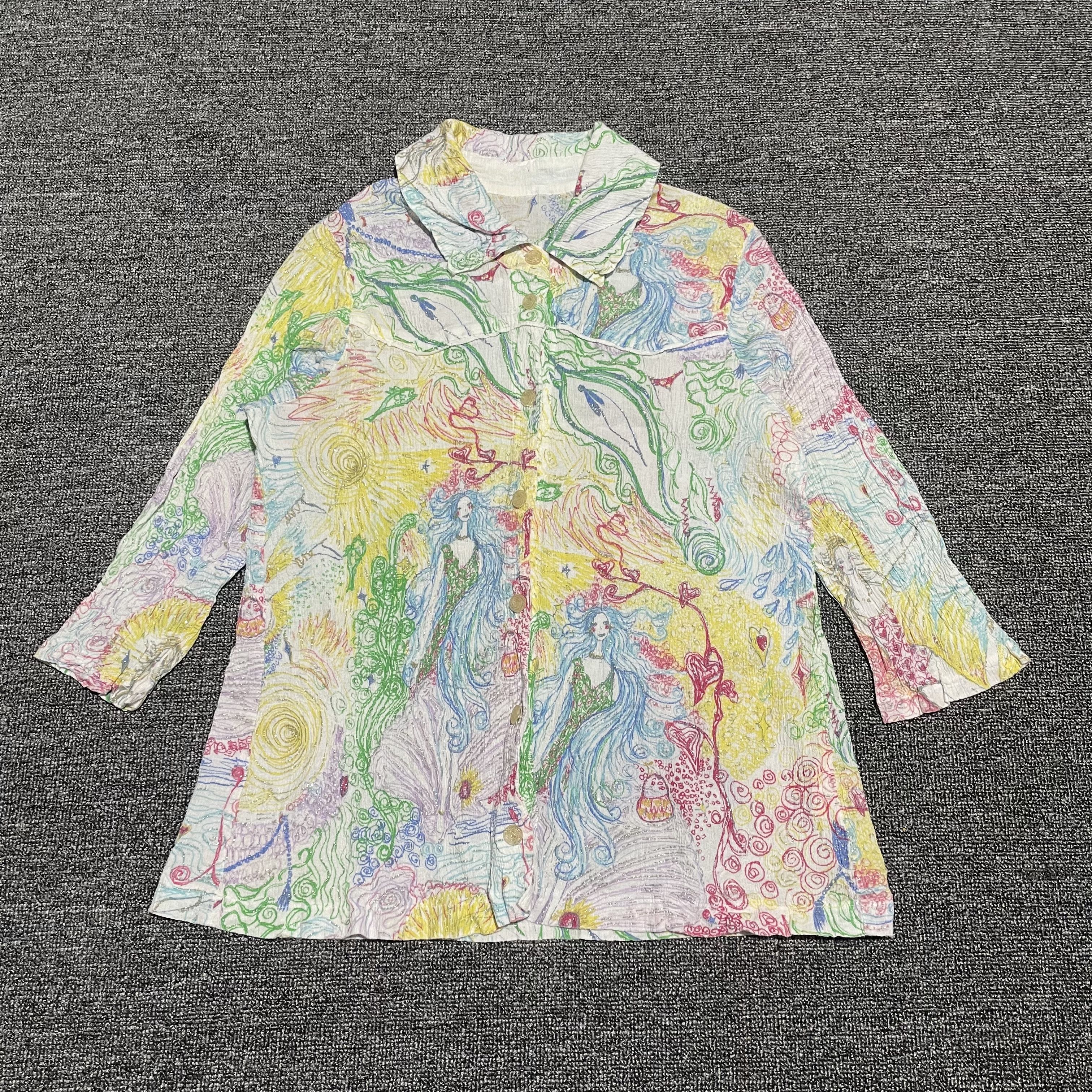 Pleats Please Issey Miyake Issey Miyake Tsumori Chisato Pleats Button Up Shirts Size M / US 6-8 / IT 42-44 - 1 Thumbnail