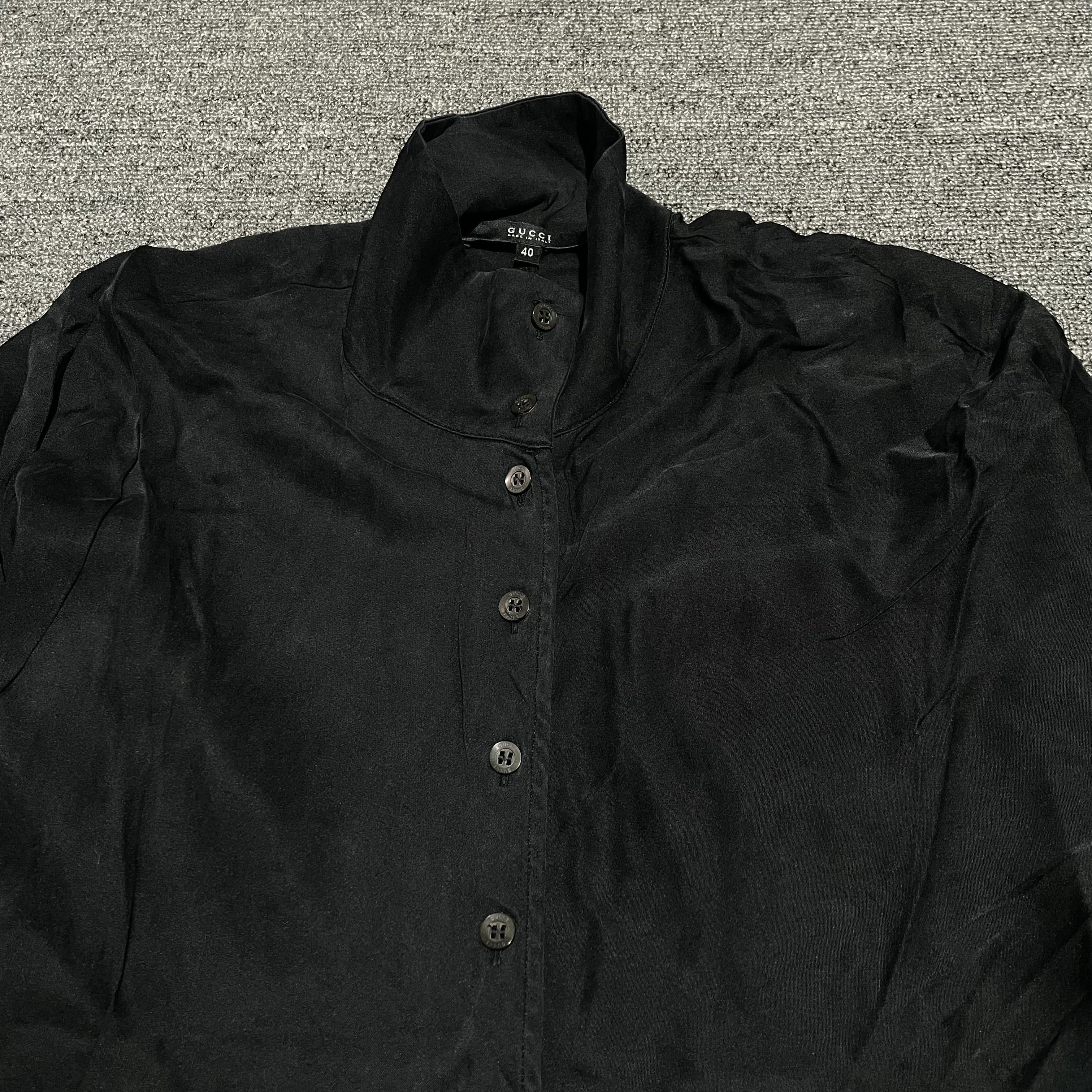 Gucci Gucci Silk Button Ups Shirts Size M / US 6-8 / IT 42-44 - 3 Thumbnail
