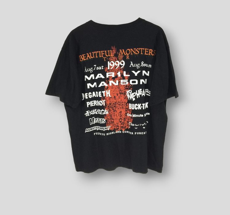 Vintage Vintage Hole and marilyn manson beautiful monster tour tee