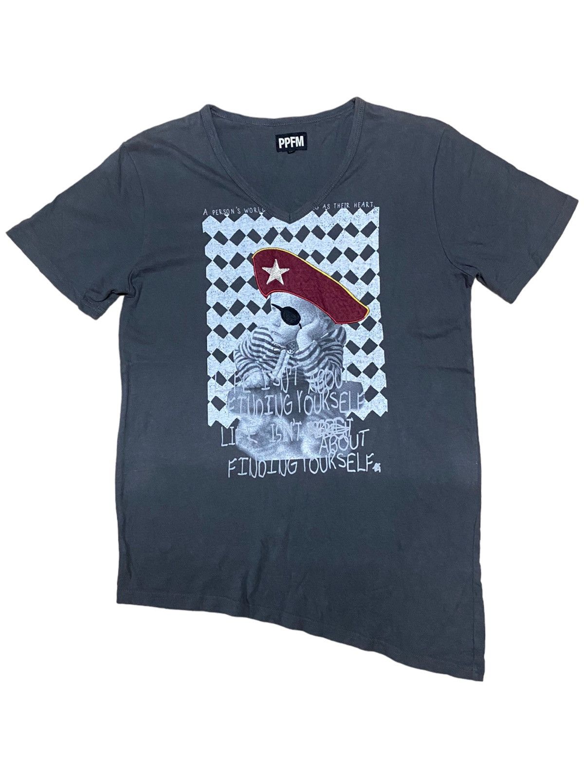 image of Vintage Ppfm Shirt. D in Grey, Men's (Size Medium)