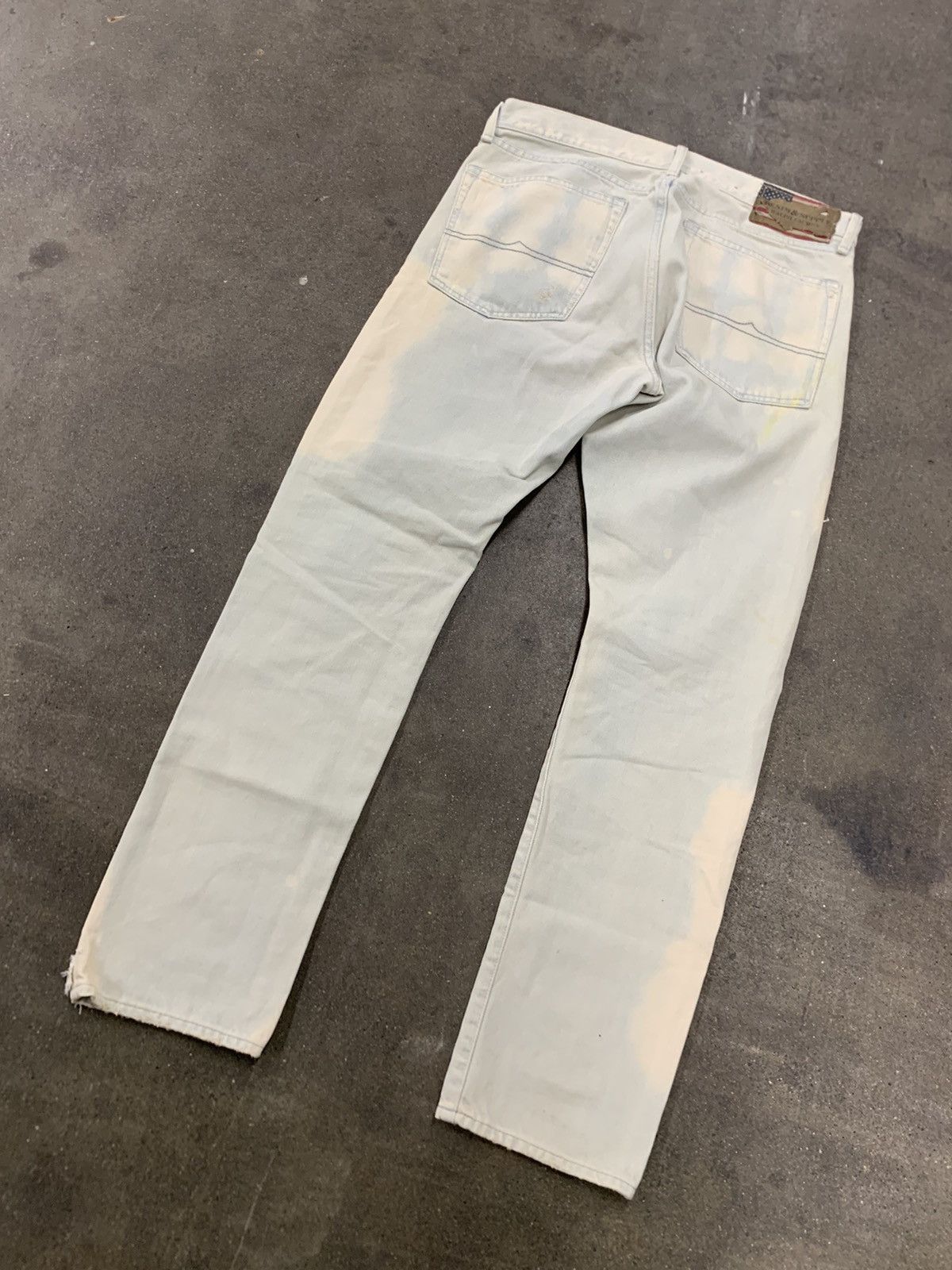 Polo Ralph Lauren Vintage Polo Ralph Lauren Fade Jeans Size US 34 / EU 50 - 1 Thumbnail