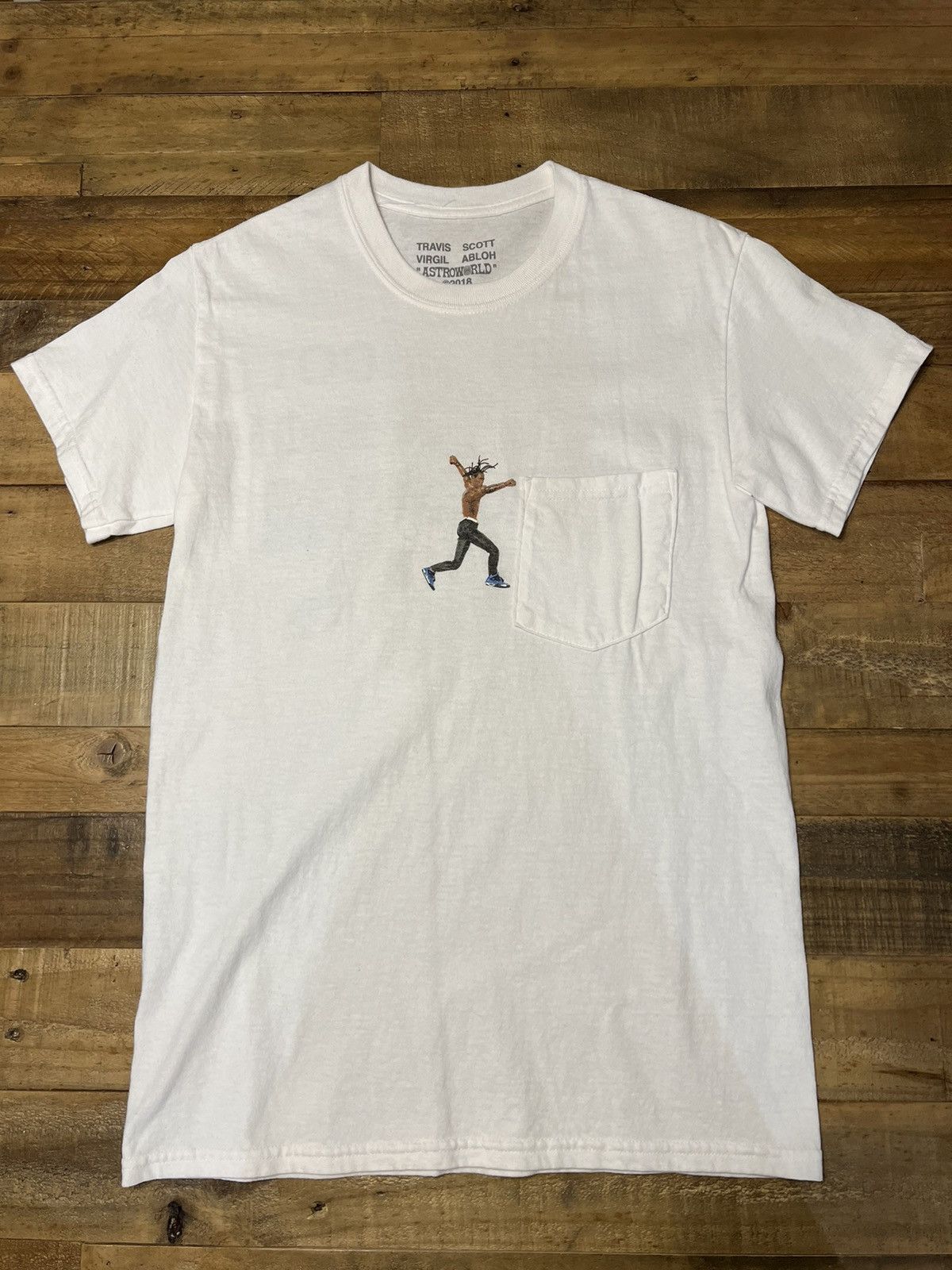 travis scott x virgil abloh by a thread tee