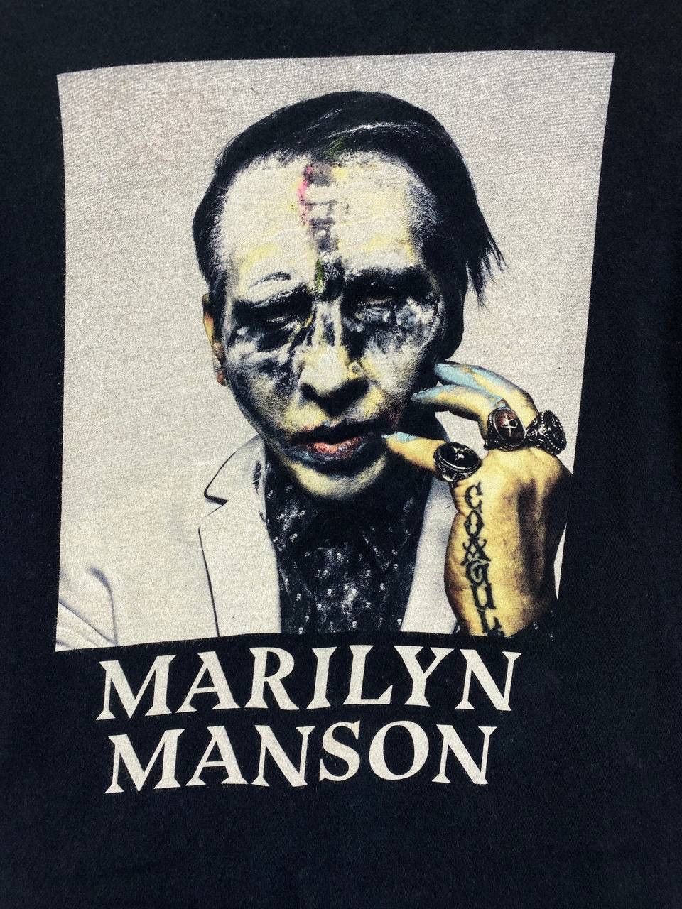 Marilyn Manson Vintage Y2K Marilyn Manson Rock Band Tees T Shirts Size US S / EU 44-46 / 1 - 4 Thumbnail