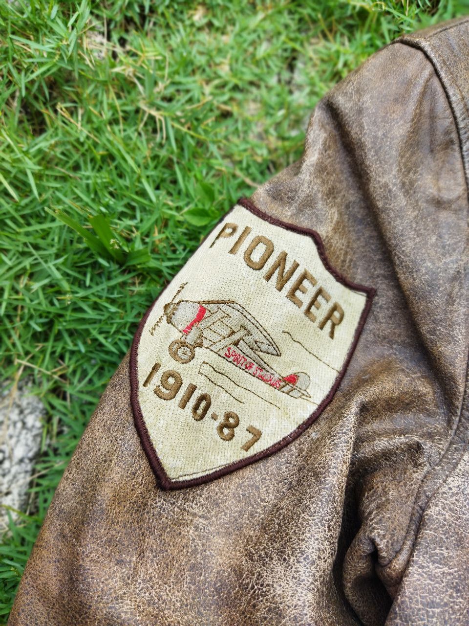 Vintage Vintage Pioneer Tomboy Voyager Flight Leather Jacket Size US M / EU 48-50 / 2 - 8 Thumbnail