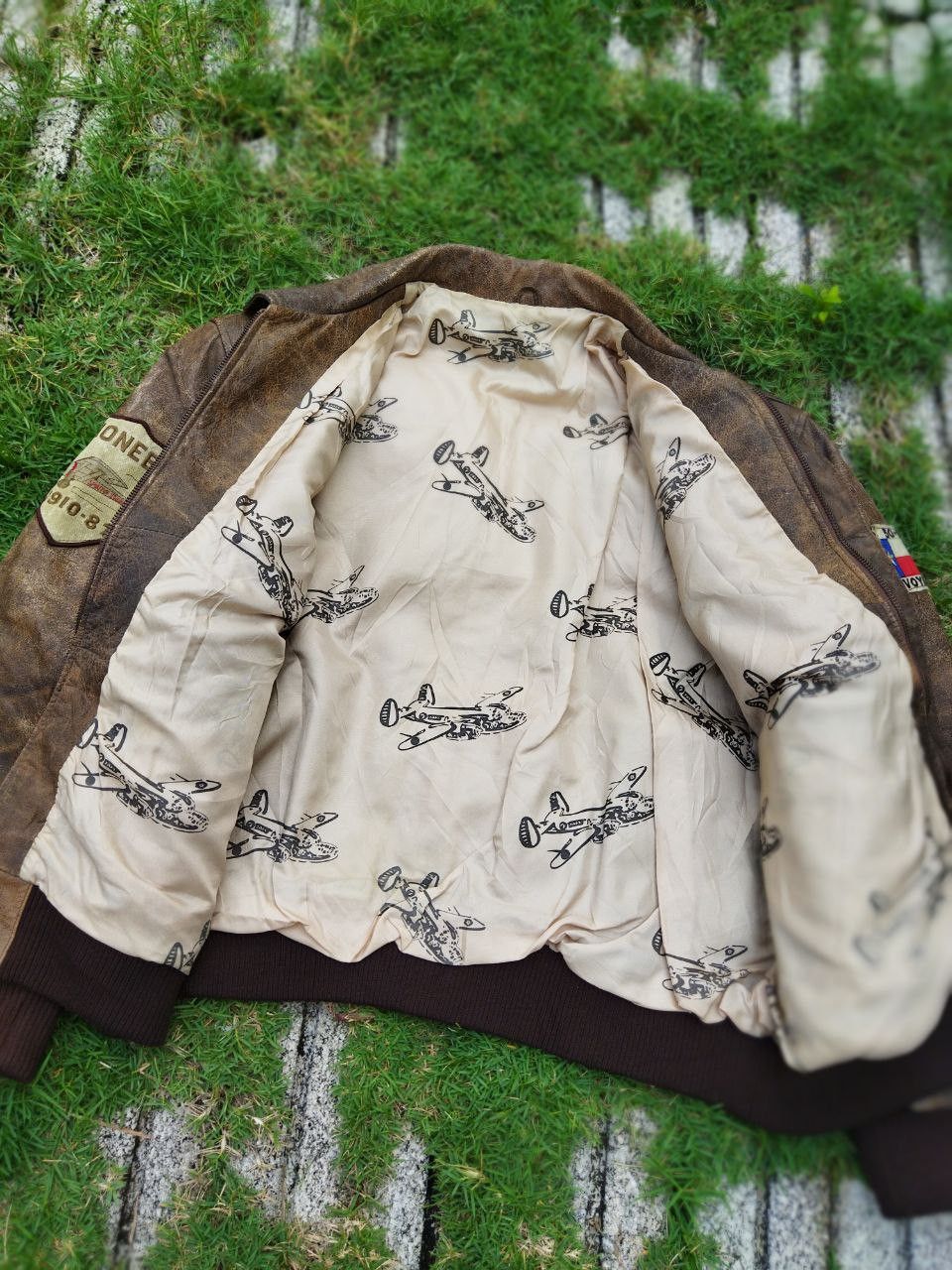 Vintage Vintage Pioneer Tomboy Voyager Flight Leather Jacket Size US M / EU 48-50 / 2 - 11 Thumbnail