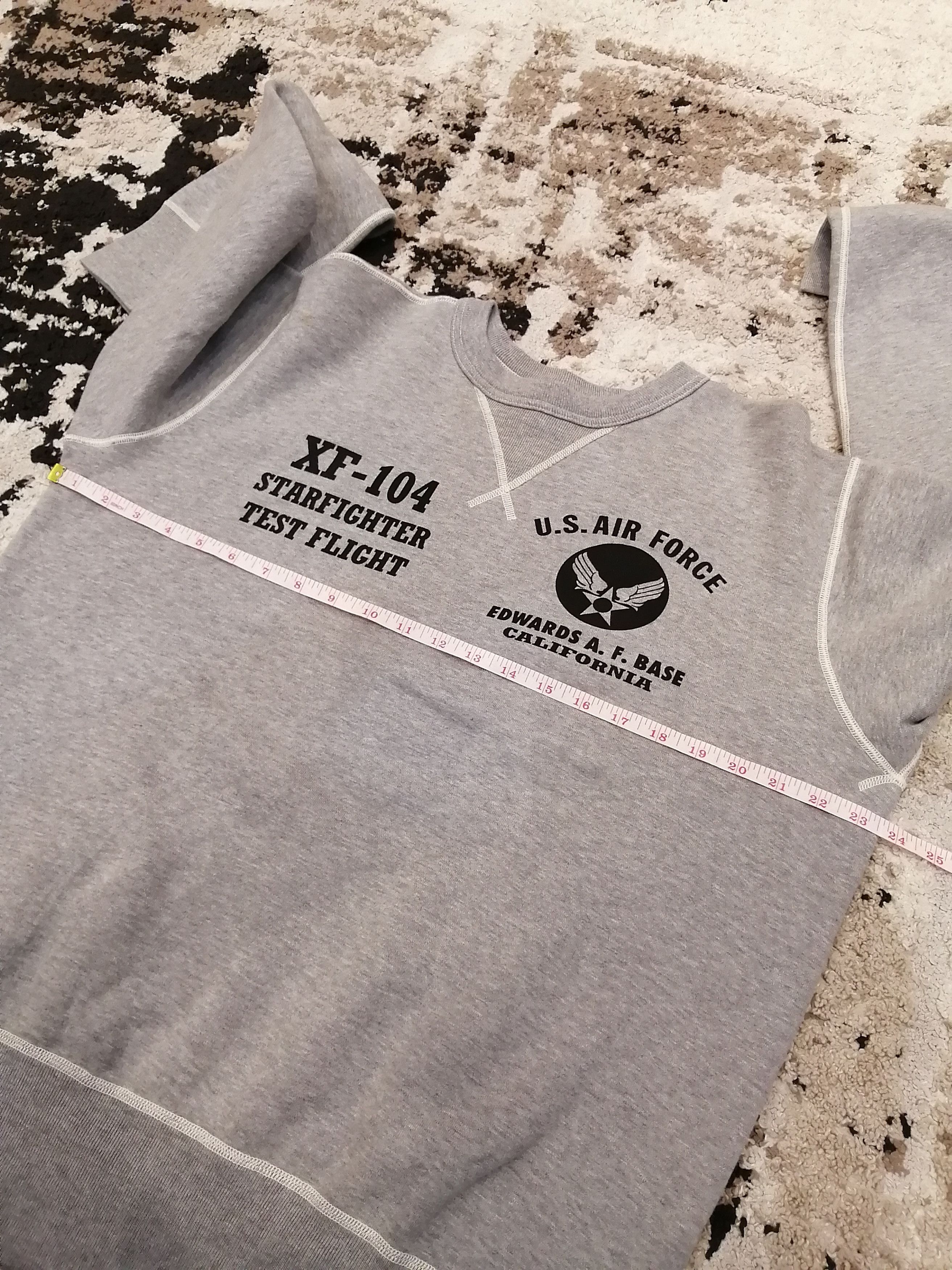 Buzz Rickson's Vintage Buzz Rickson Edwards A.F Base Sweatshirt Size US XL / EU 56 / 4 - 17 Thumbnail