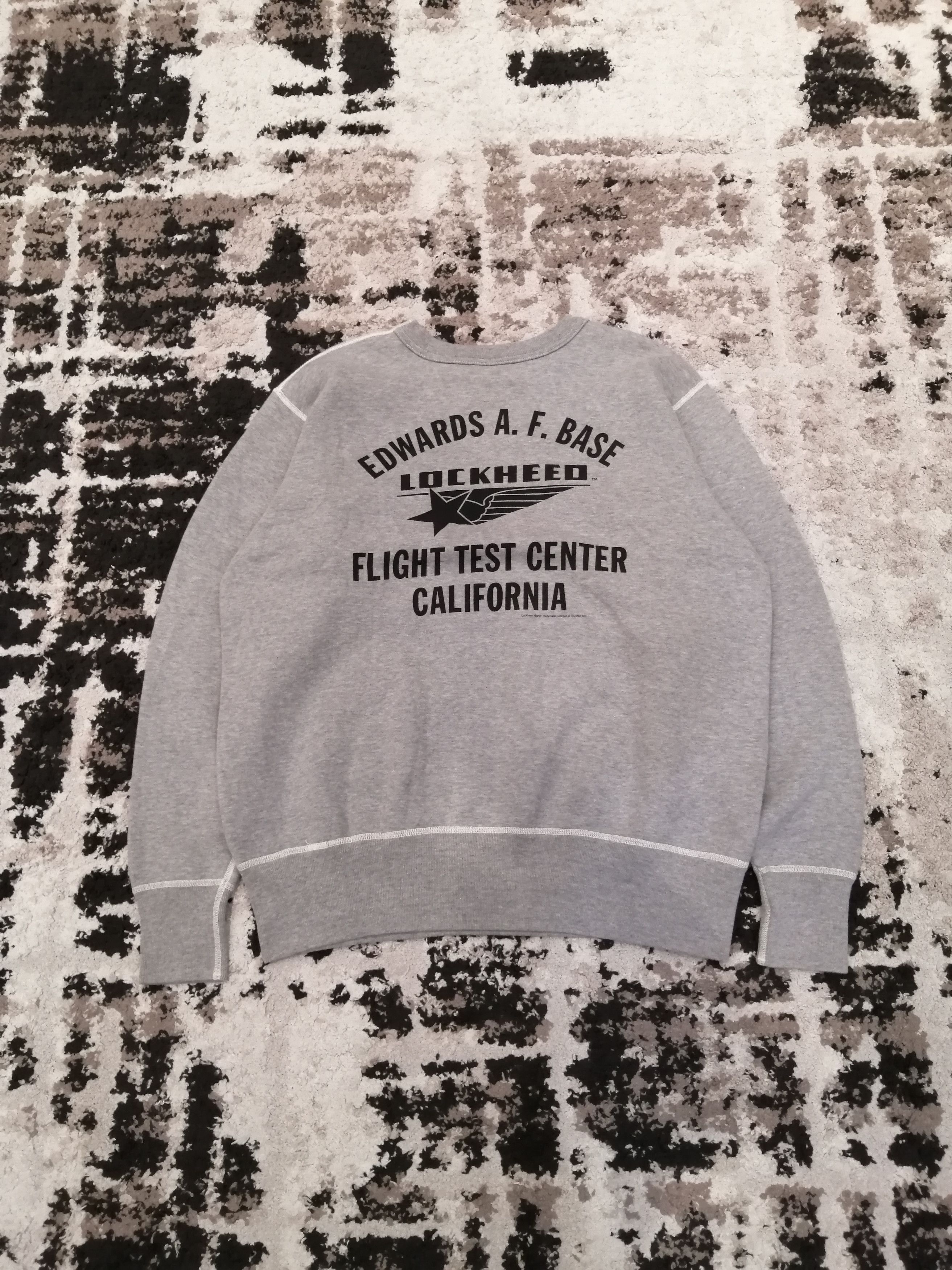 Buzz Rickson's Vintage Buzz Rickson Edwards A.F Base Sweatshirt Size US XL / EU 56 / 4 - 12 Thumbnail