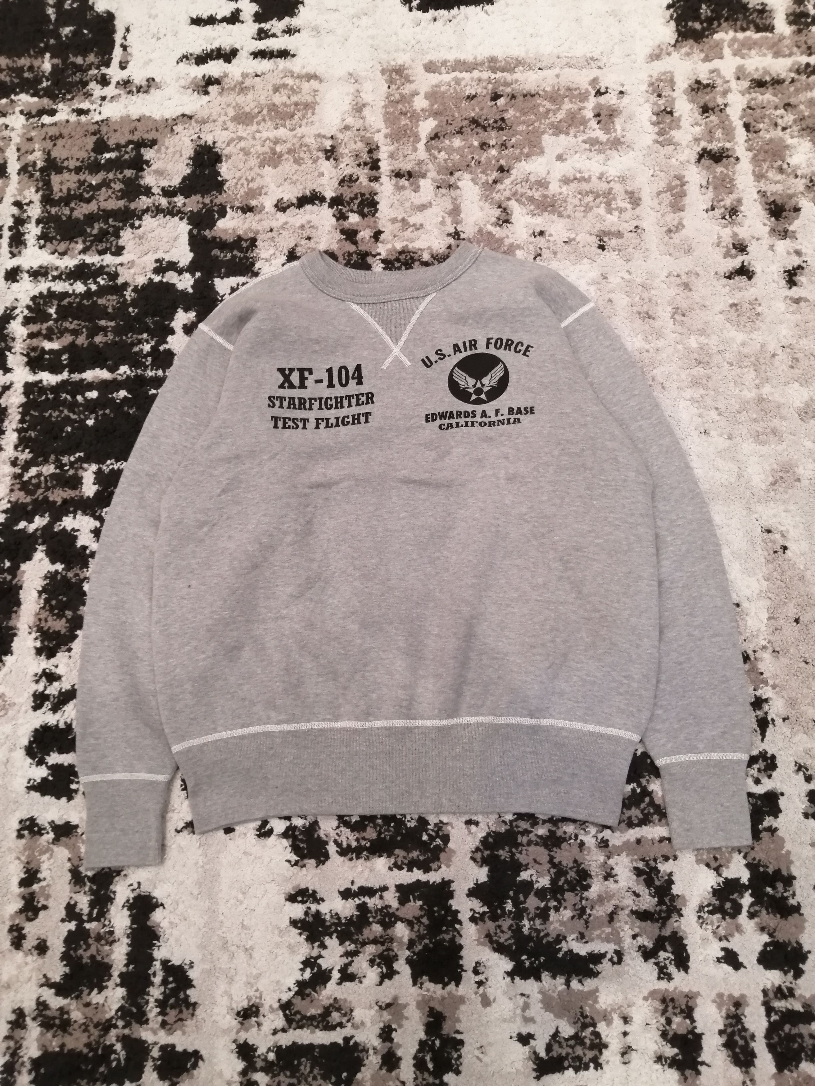Buzz Rickson's Vintage Buzz Rickson Edwards A.F Base Sweatshirt Size US XL / EU 56 / 4 - 11 Thumbnail