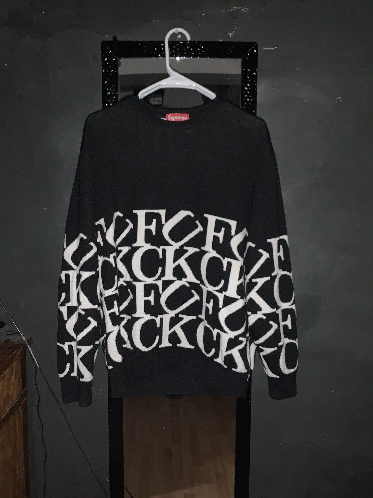 Supreme Supreme Fuck Sweater | Grailed