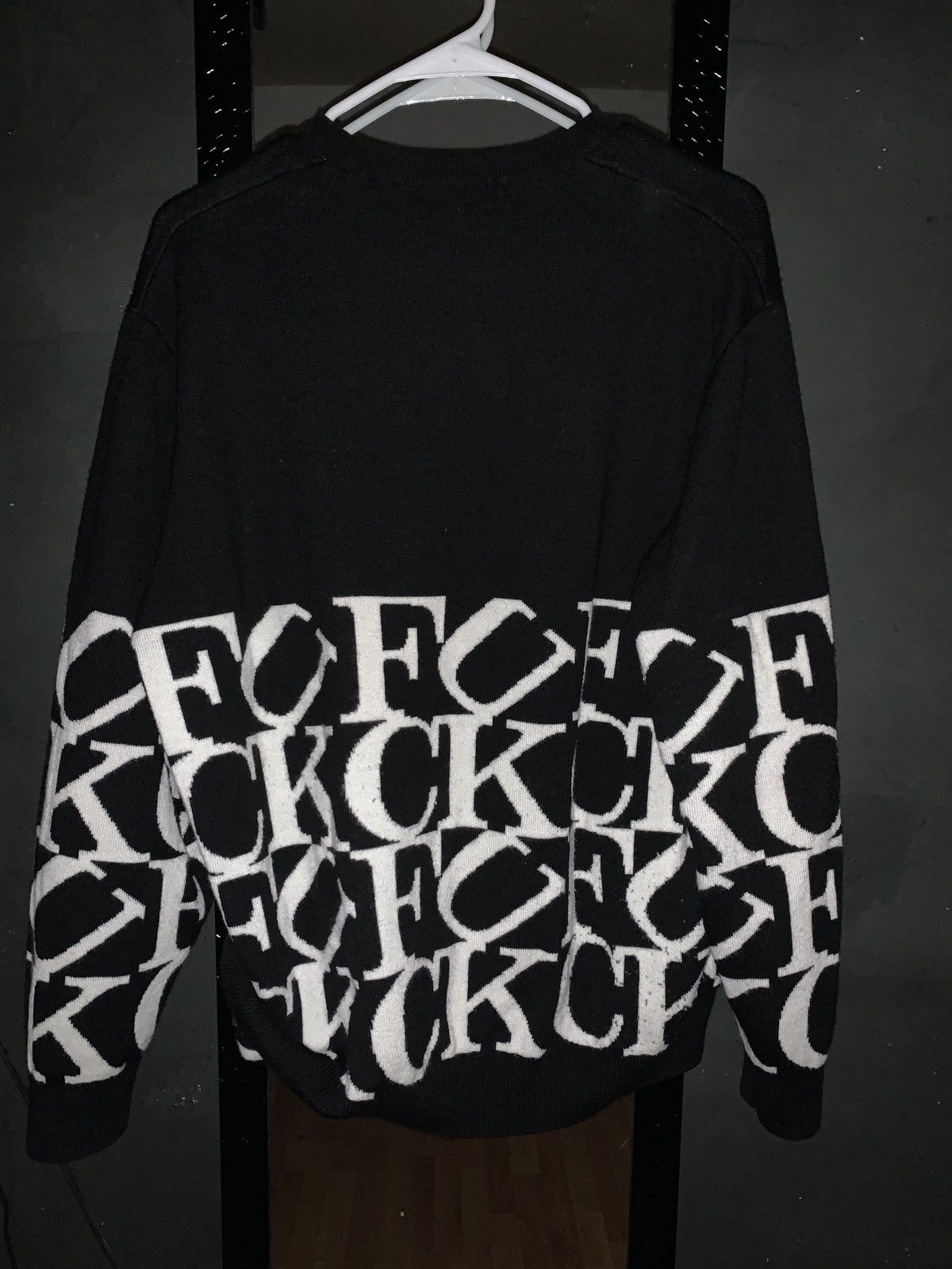 ★2022SS WEEK2★Supreme Fuck Sweater Supreme Supreme Fuck Sweater | Grailed