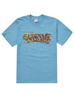 Supreme Paint Logo Tee | Grailed