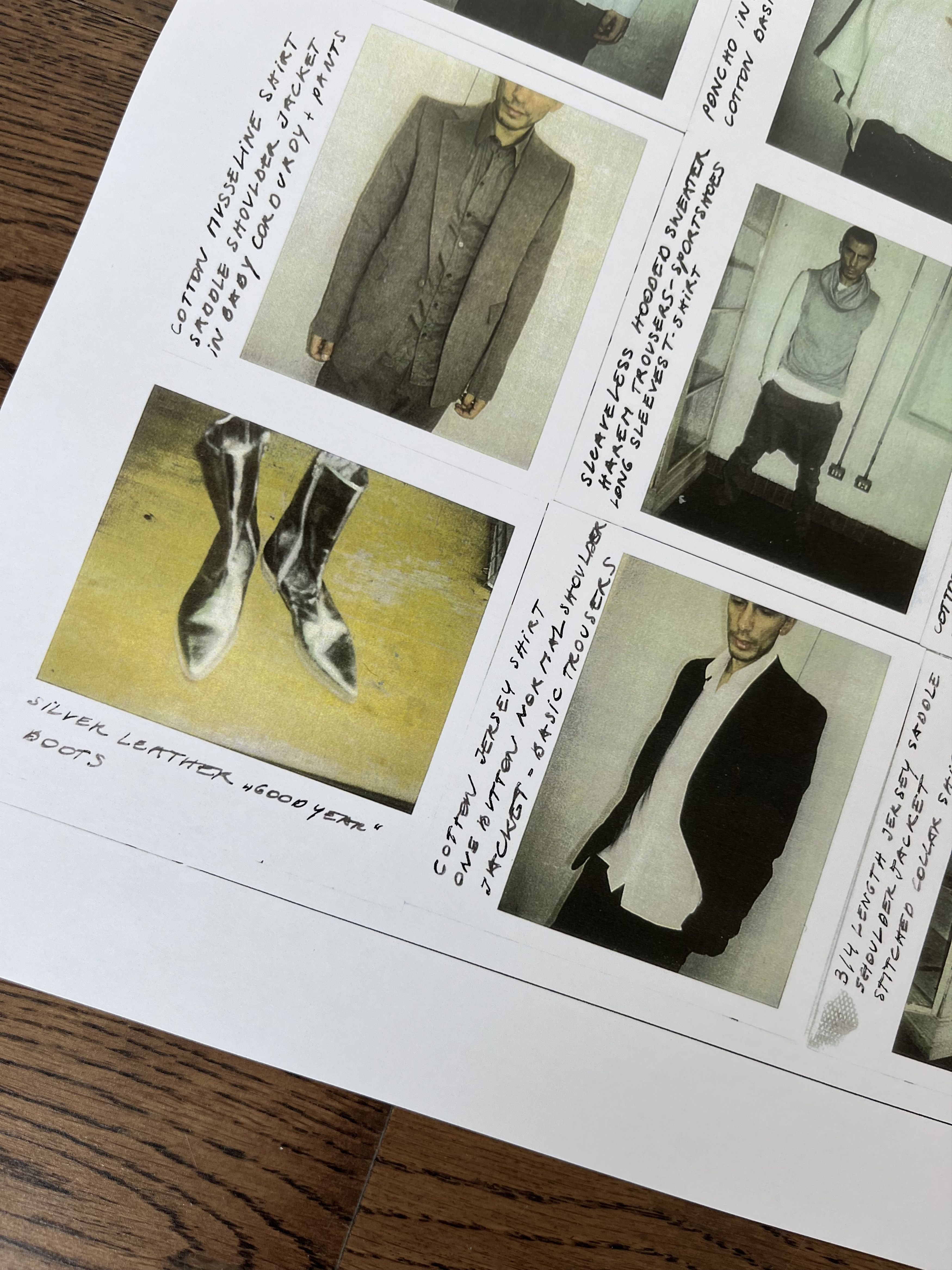 Carol Christian Poell Carol Christian Poell Male SP 2003 Polaroids Catalog Poster Size ONE SIZE - 2 Thumbnail