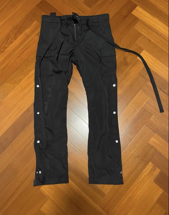 fear of god nylon cargo snap pant