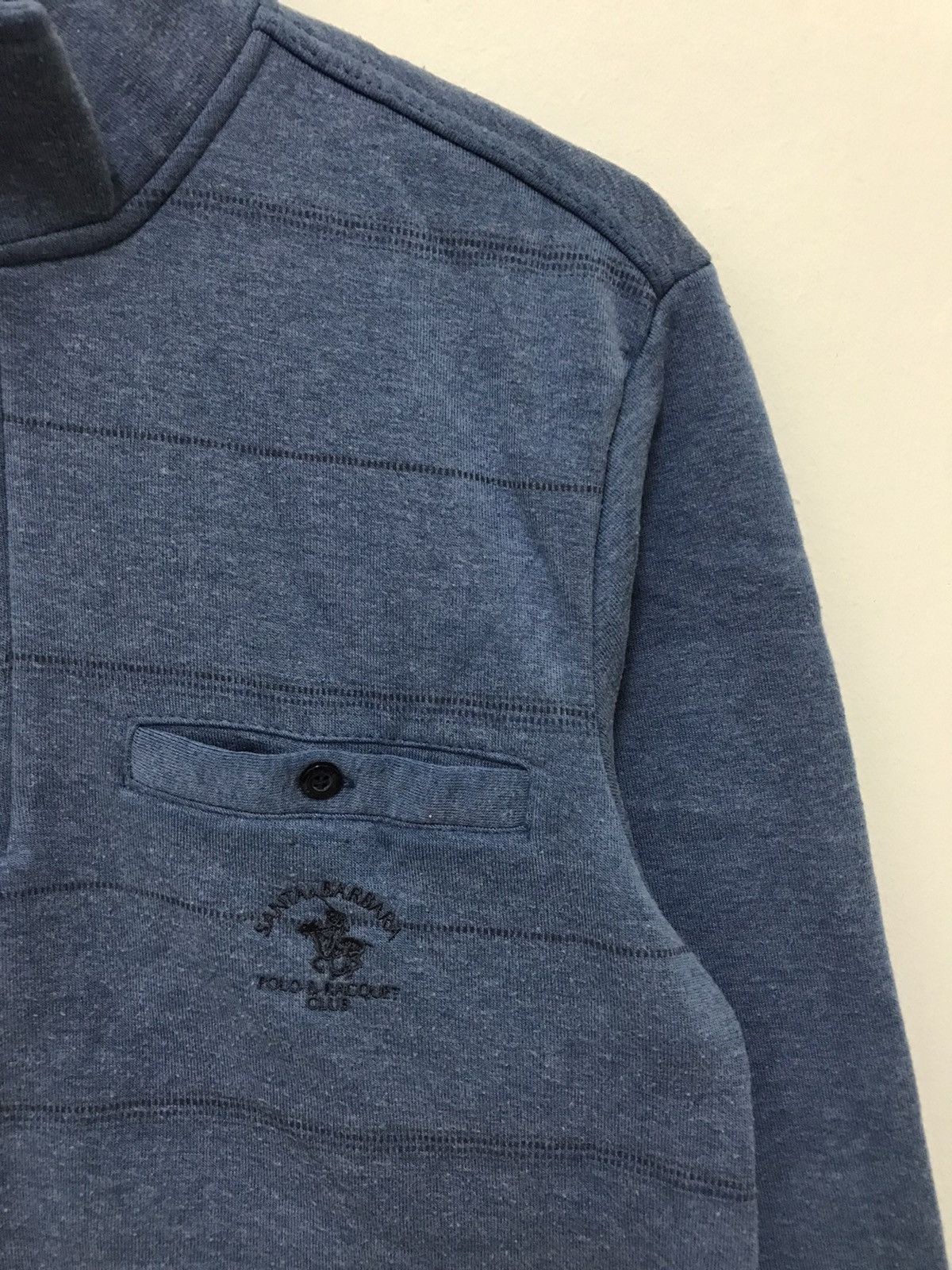 Japanese Brand Vintage Polo Santa Barbara Polo Club Sweatshirt Half Zip Size US M / EU 48-50 / 2 - 4 Thumbnail
