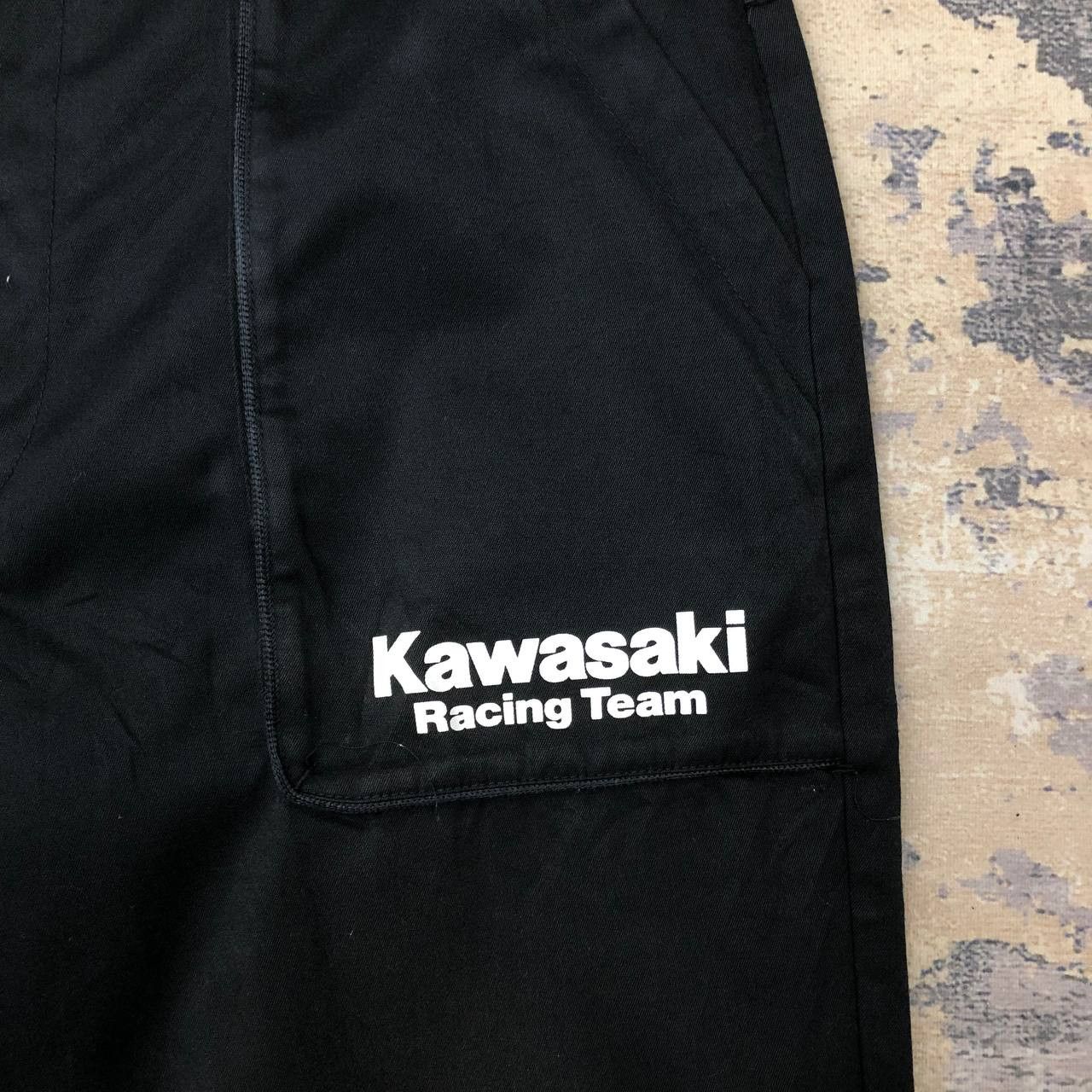 Hiroko Koshino Homme × Sports Specialties P375 KAWASAKI RACING TEAM X HIROKO KOSHINO PANTS Size US 32 / EU 48 - 8 Thumbnail
