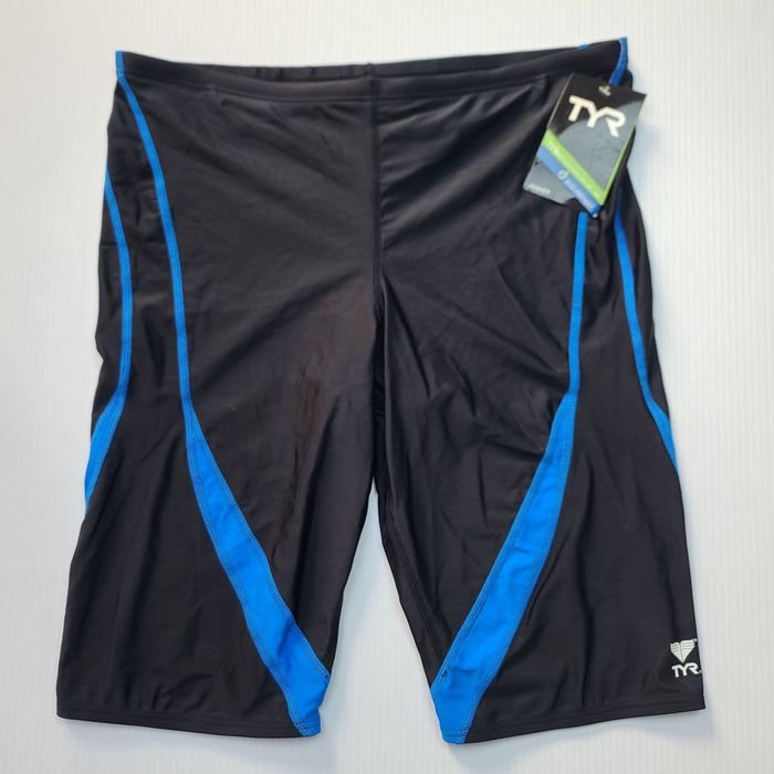 Other TYR Jammer Black Swimsuit Trunks Shorts Mens 38 Stretch Ultr ...