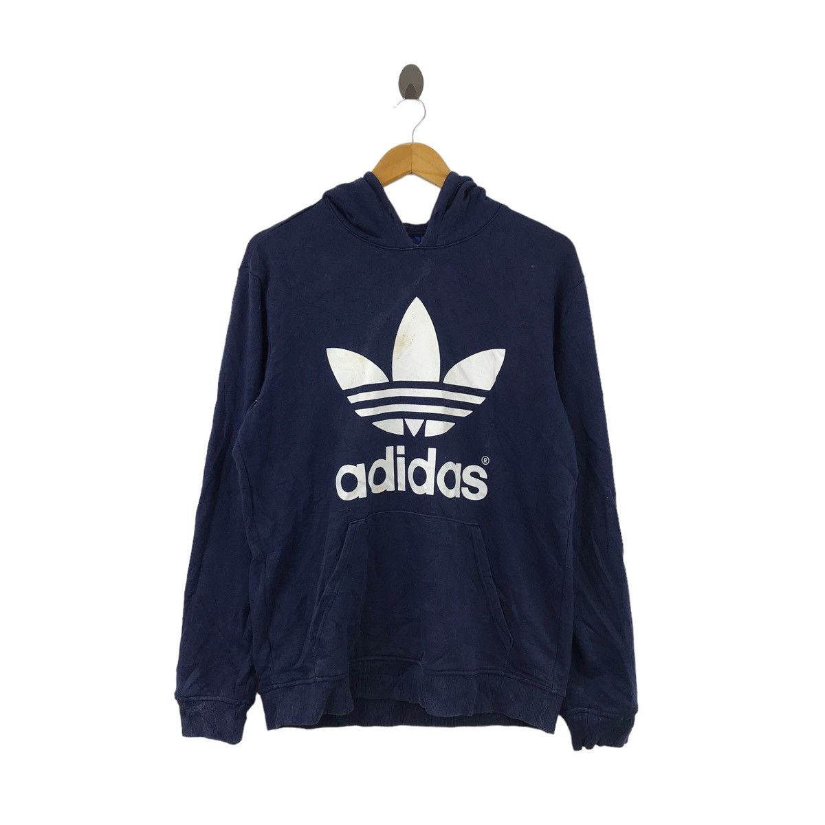 ADIDAS ORIGINALS Trefoil Logo 3 Stripes Pullover Hoodie