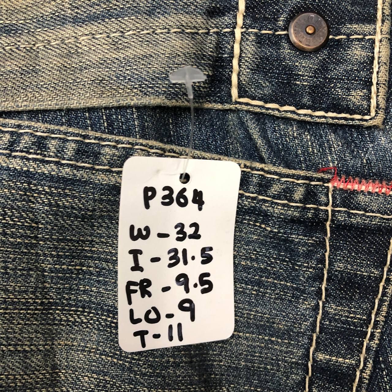 Edwin P364 BLUE TRIP 503 EDWIN CARGO JEANS DISTRESSED Size US 32 / EU 48 - 12 Thumbnail