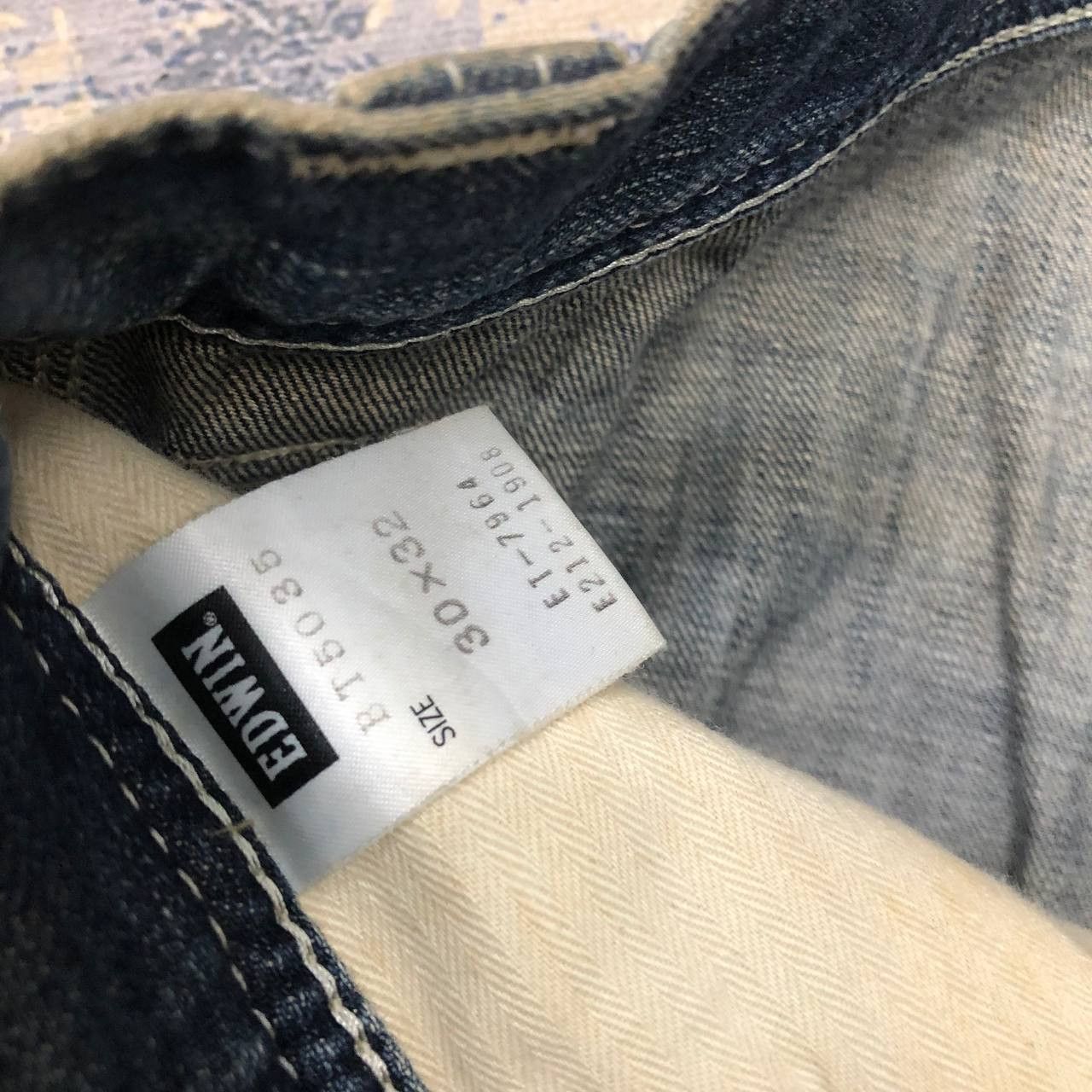 Edwin P364 BLUE TRIP 503 EDWIN CARGO JEANS DISTRESSED Size US 32 / EU 48 - 6 Thumbnail