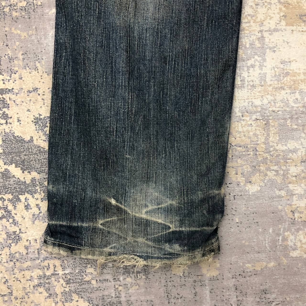 Edwin P364 BLUE TRIP 503 EDWIN CARGO JEANS DISTRESSED Size US 32 / EU 48 - 7 Thumbnail
