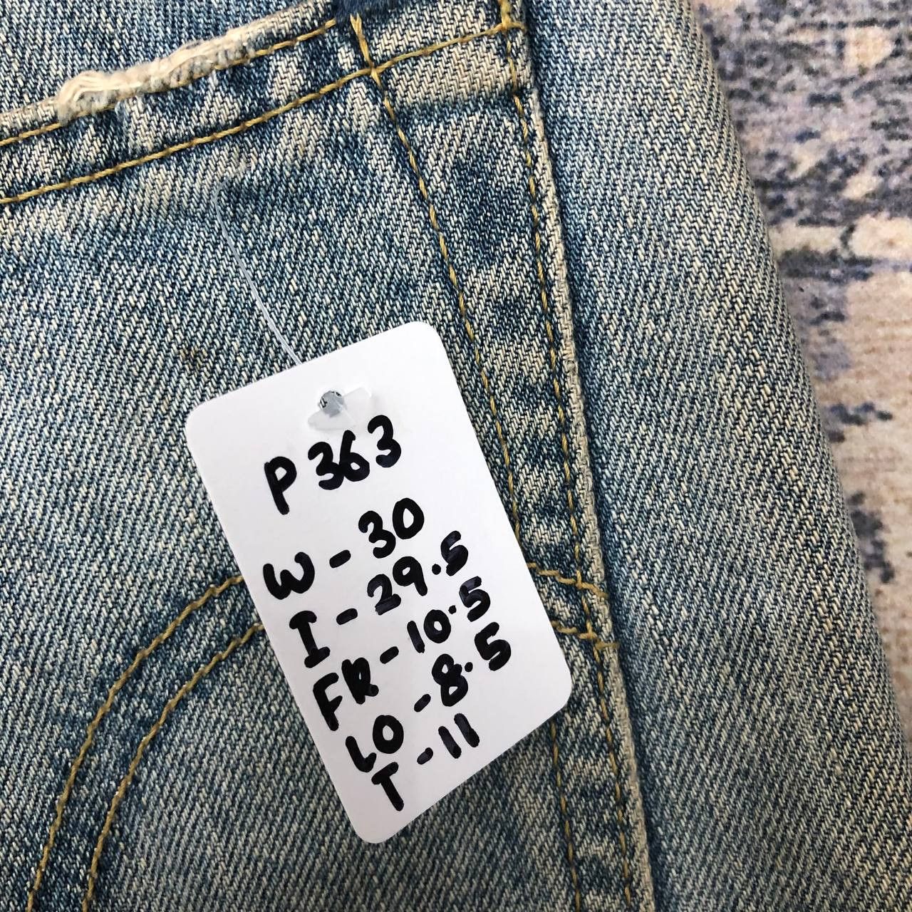 Levi's P363 VTG LEVI'S DISTRESSED JEANS Size US 30 / EU 46 - 10 Thumbnail