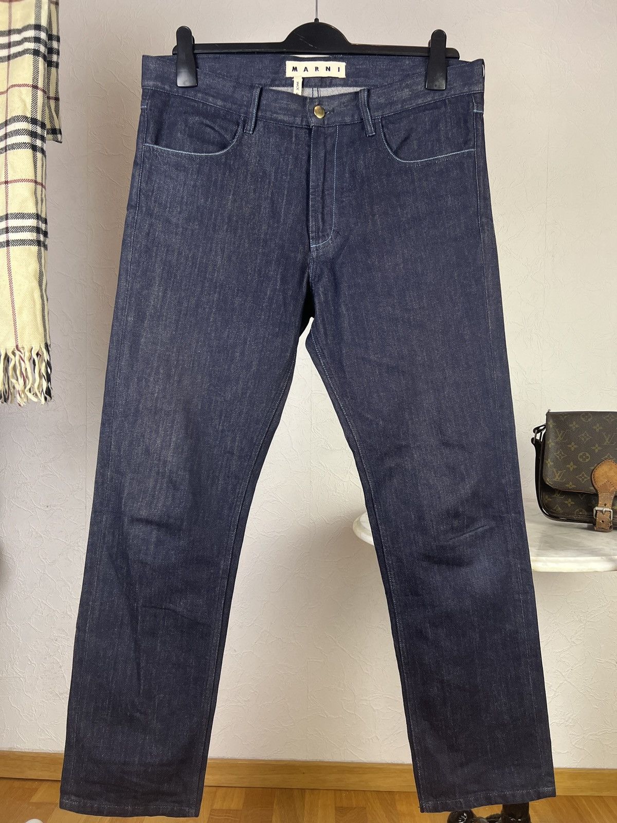 Marni Amazing MARNI Japanese Denim Pants Size US 33 - 1 Thumbnail