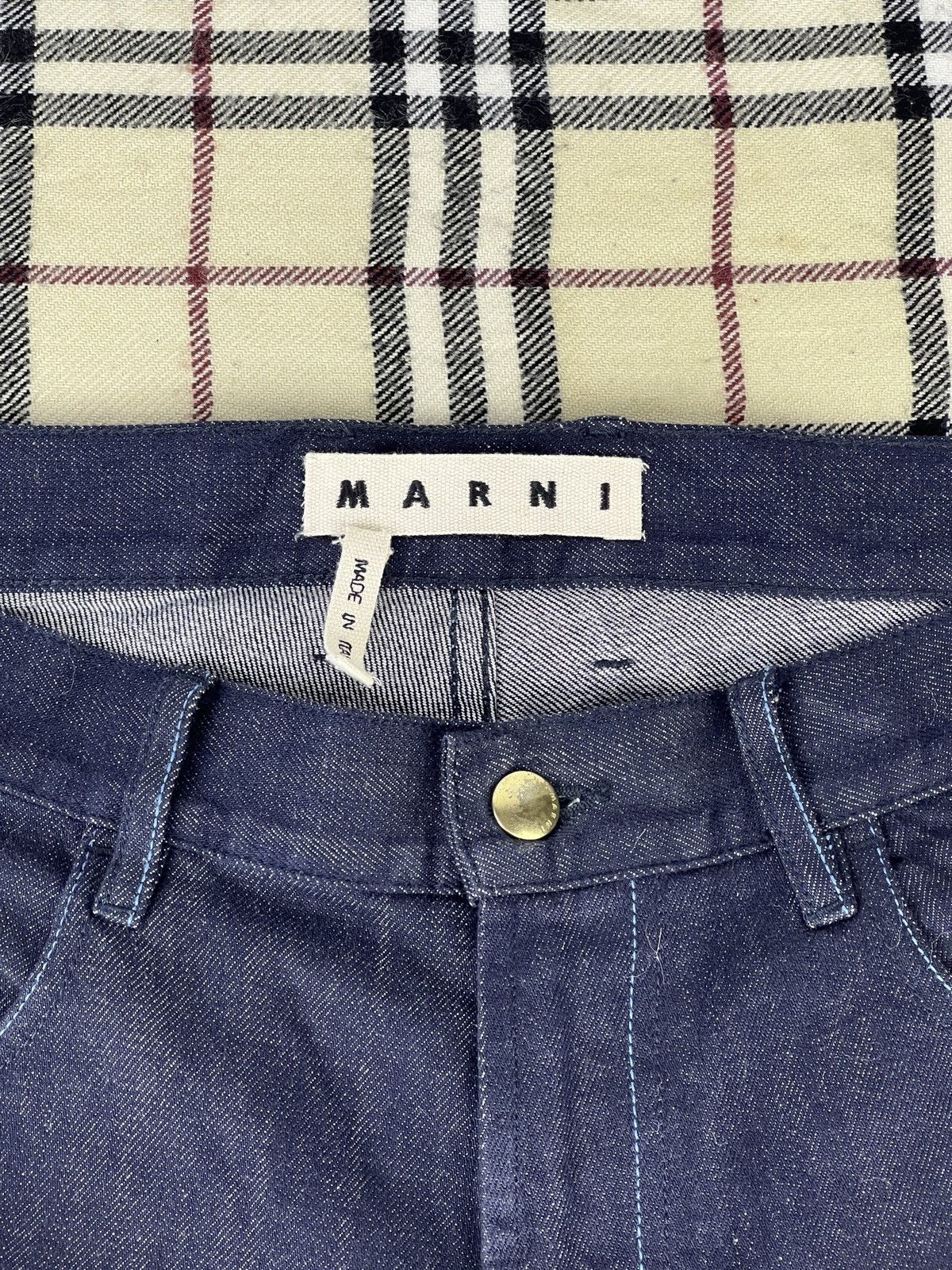 Marni Amazing MARNI Japanese Denim Pants Size US 33 - 4 Thumbnail