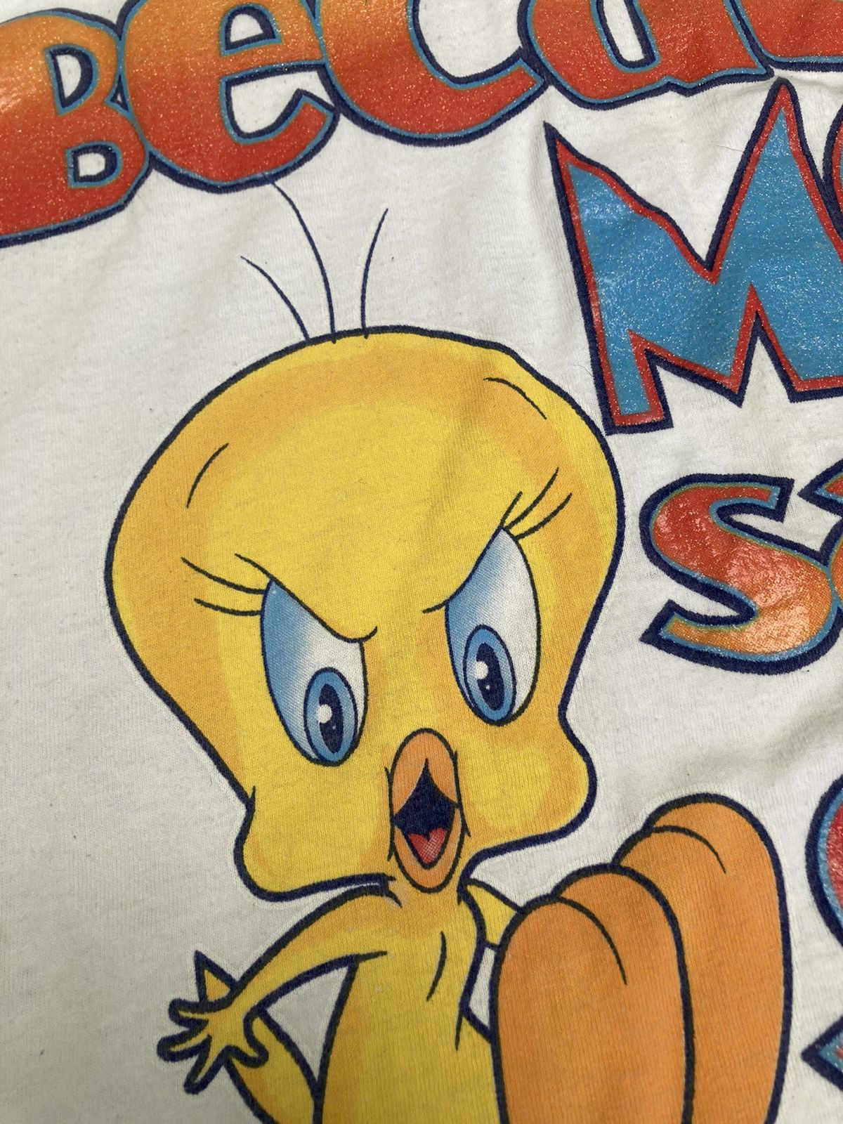 Vintage × Warner Bros Vintage tweety because my mom said so t shirt Size US L / EU 52-54 / 3 - 4 Thumbnail