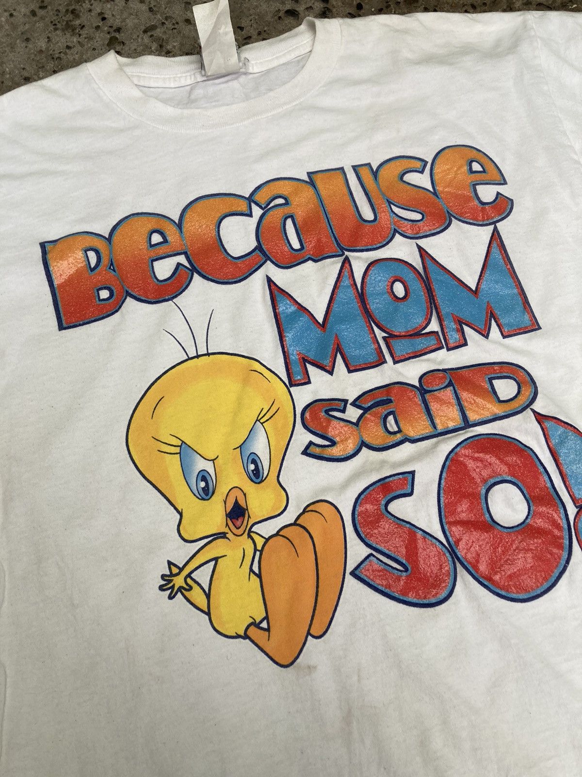 Vintage × Warner Bros Vintage tweety because my mom said so t shirt Size US L / EU 52-54 / 3 - 2 Thumbnail