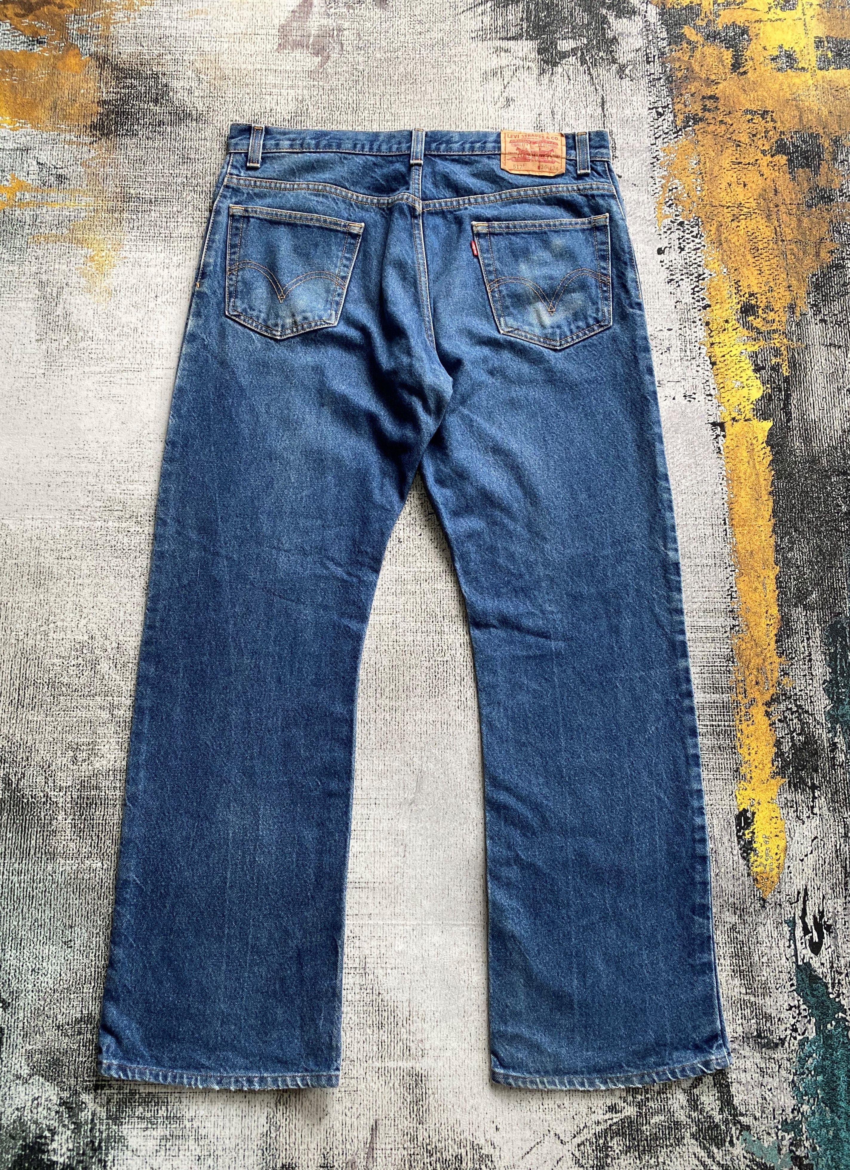Levi's RARE🔥Levi's 517 Flare Bootcut Faded Wash Jeans Size US 36 / EU 52 - 2 Thumbnail