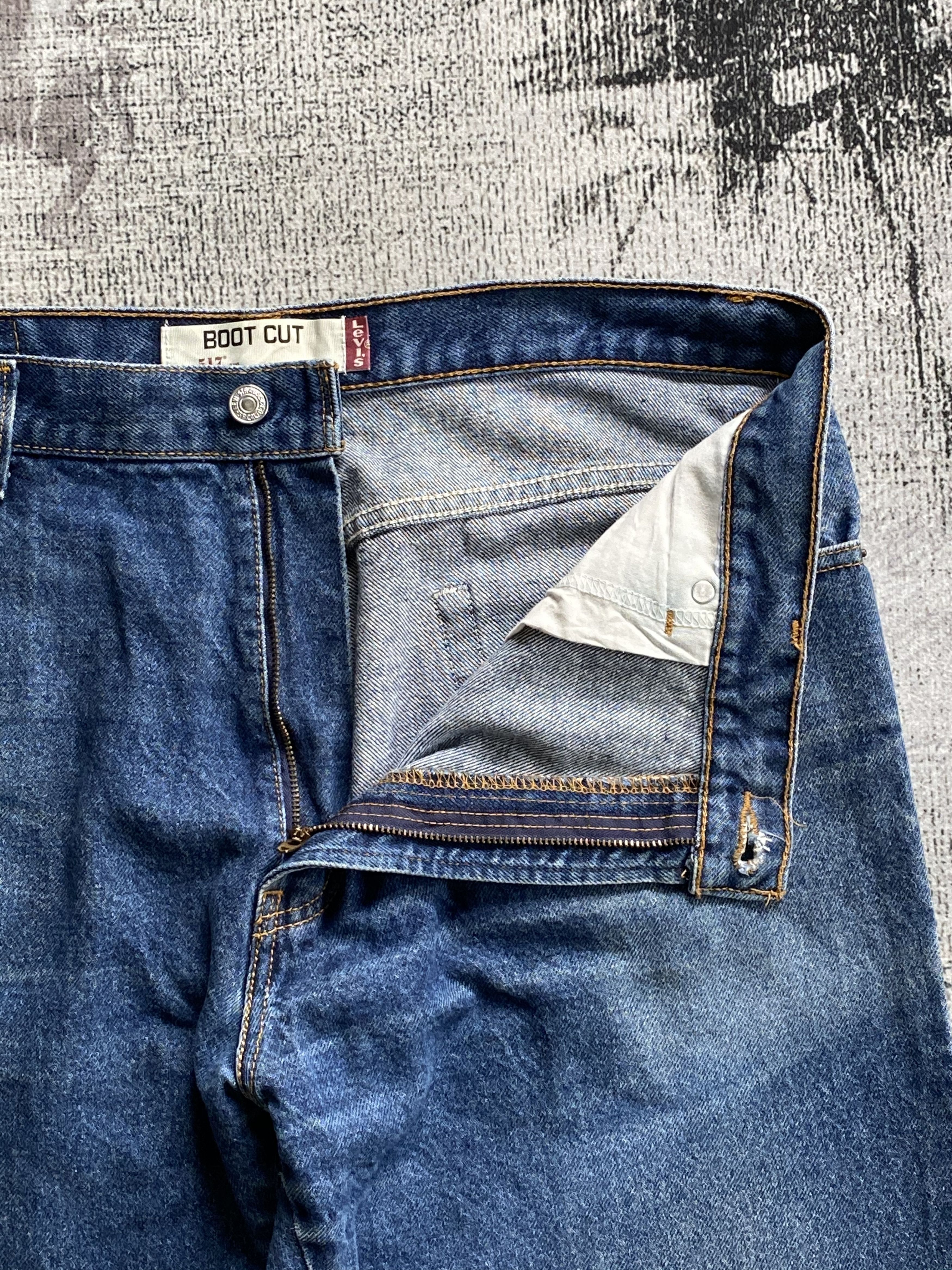Levi's RARE🔥Levi's 517 Flare Bootcut Faded Wash Jeans Size US 36 / EU 52 - 7 Thumbnail