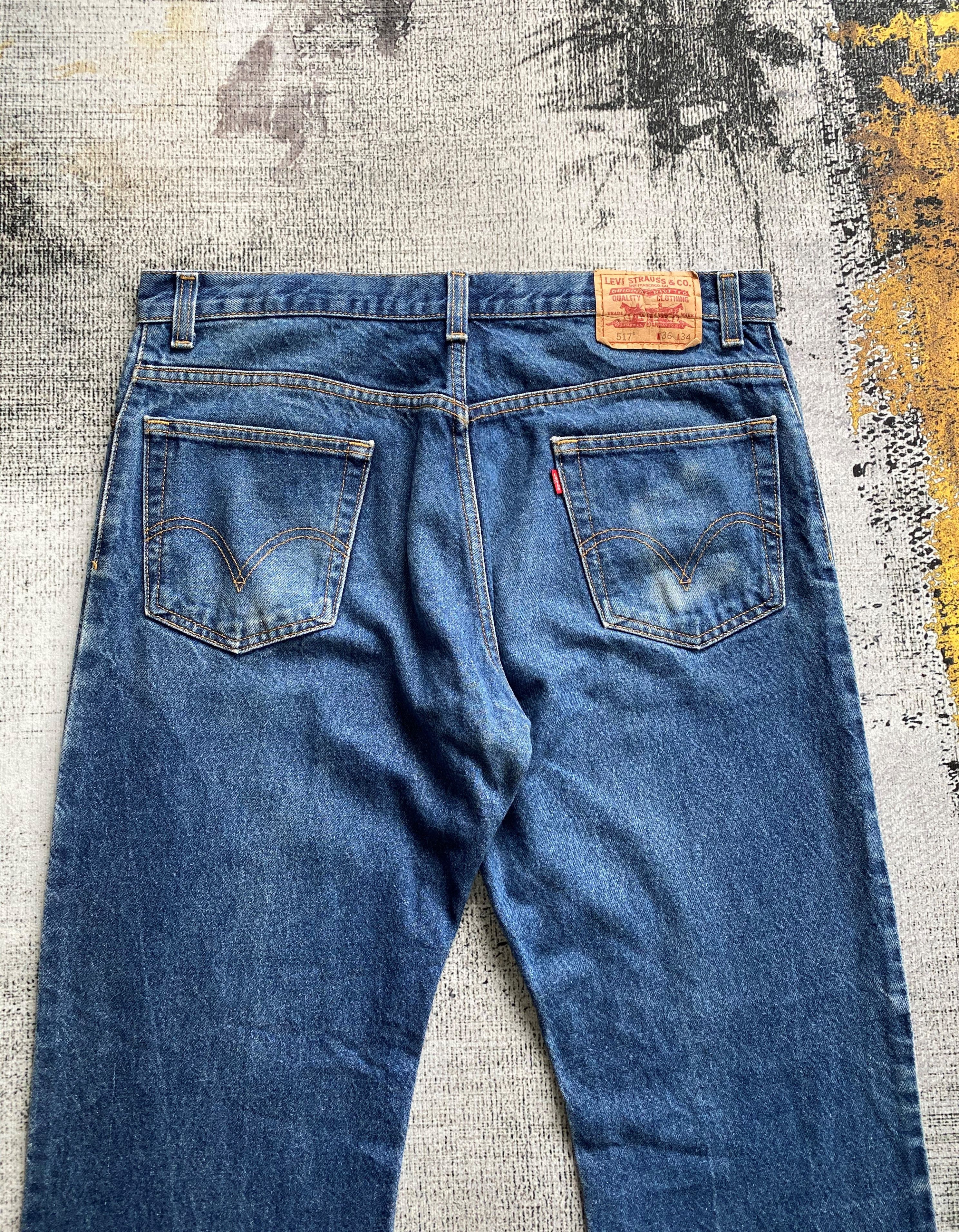 Levi's RARE🔥Levi's 517 Flare Bootcut Faded Wash Jeans Size US 36 / EU 52 - 9 Thumbnail