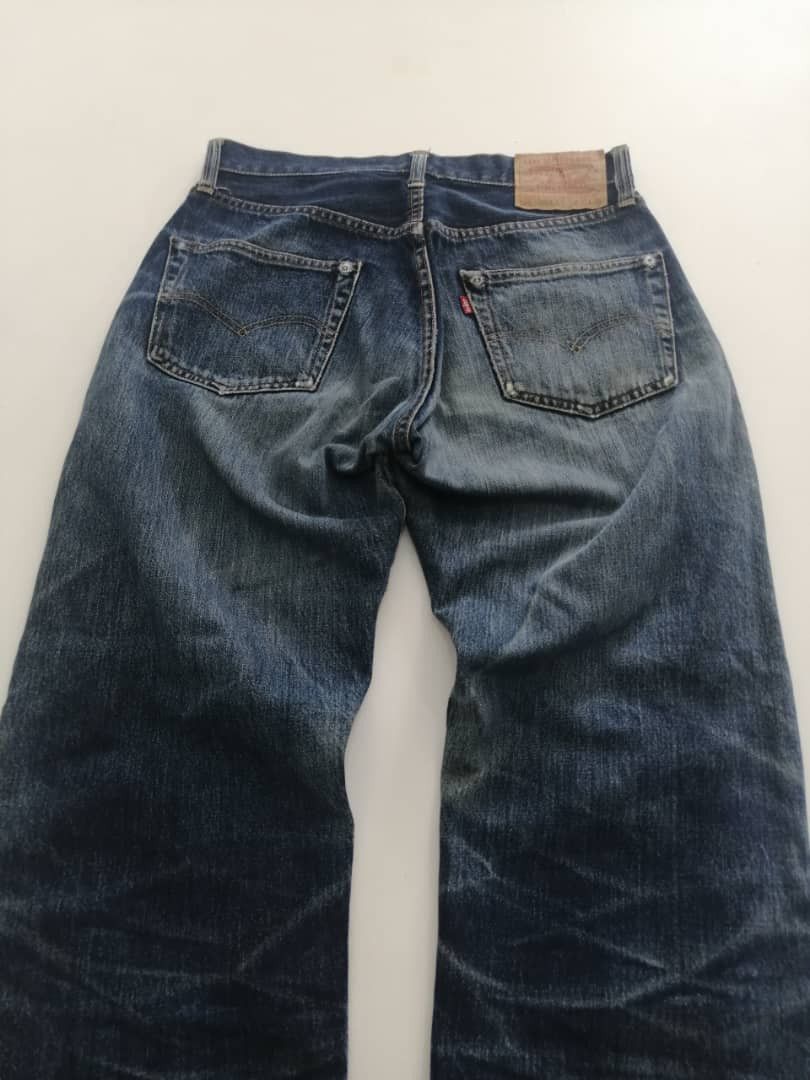 Levi's Vintage Clothing RARE🔥Vintage Redline Levi's 501xx Big-E Selvedge Distressed Size US 30 / EU 46 - 18 Thumbnail