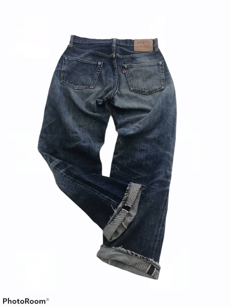 Levi's Vintage Clothing RARE🔥Vintage Redline Levi's 501xx Big-E Selvedge Distressed Size US 30 / EU 46 - 1 Thumbnail