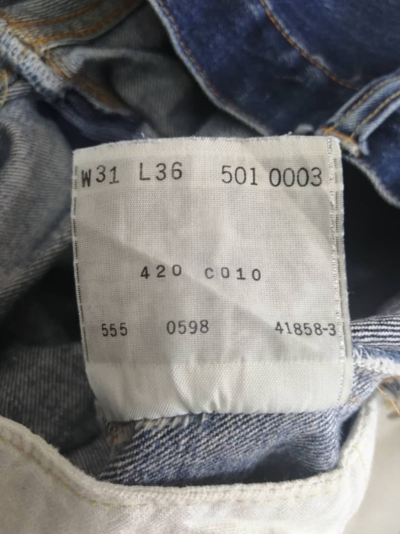 Levi's Vintage Clothing RARE🔥Vintage Redline Levi's 501xx Big-E Selvedge Distressed Size US 30 / EU 46 - 13 Thumbnail