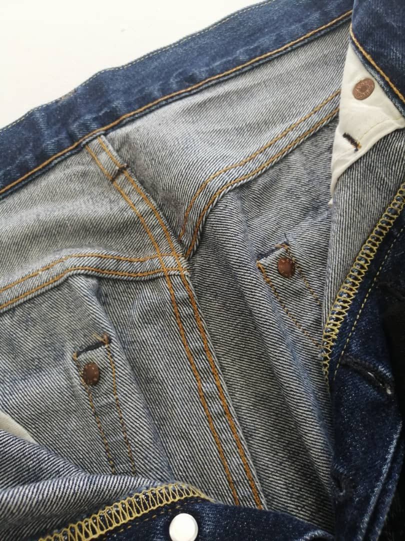 Levi's Vintage Clothing RARE🔥Vintage Redline Levi's 501xx Big-E Selvedge Distressed Size US 30 / EU 46 - 7 Thumbnail