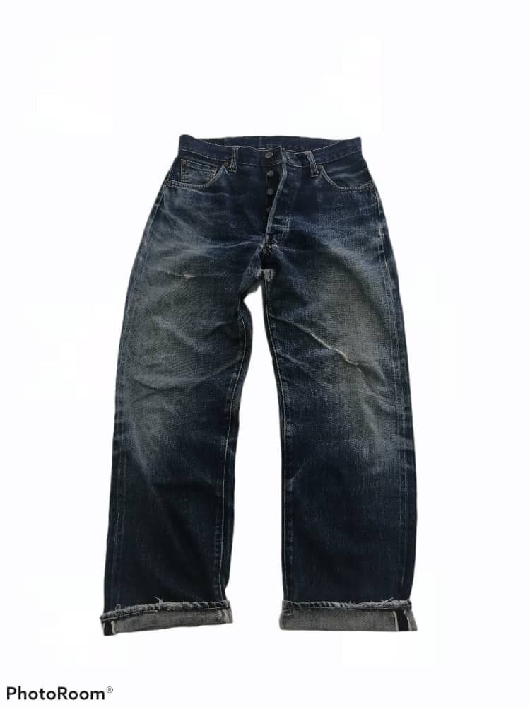 Levi's Vintage Clothing RARE🔥Vintage Redline Levi's 501xx Big-E Selvedge Distressed Size US 30 / EU 46 - 2 Thumbnail