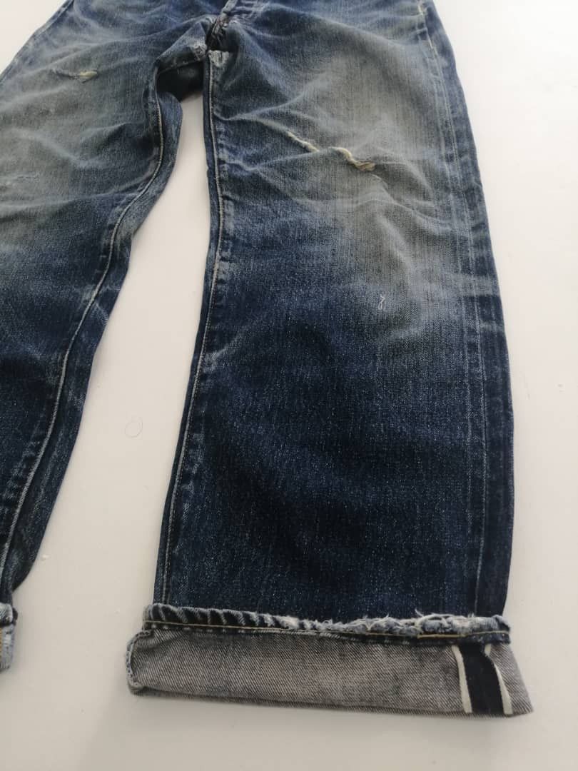 Levi's Vintage Clothing RARE🔥Vintage Redline Levi's 501xx Big-E Selvedge Distressed Size US 30 / EU 46 - 16 Thumbnail